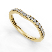 Cascade Diamond Wedding Ring