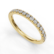 Obsidian Diamond Wedding Ring