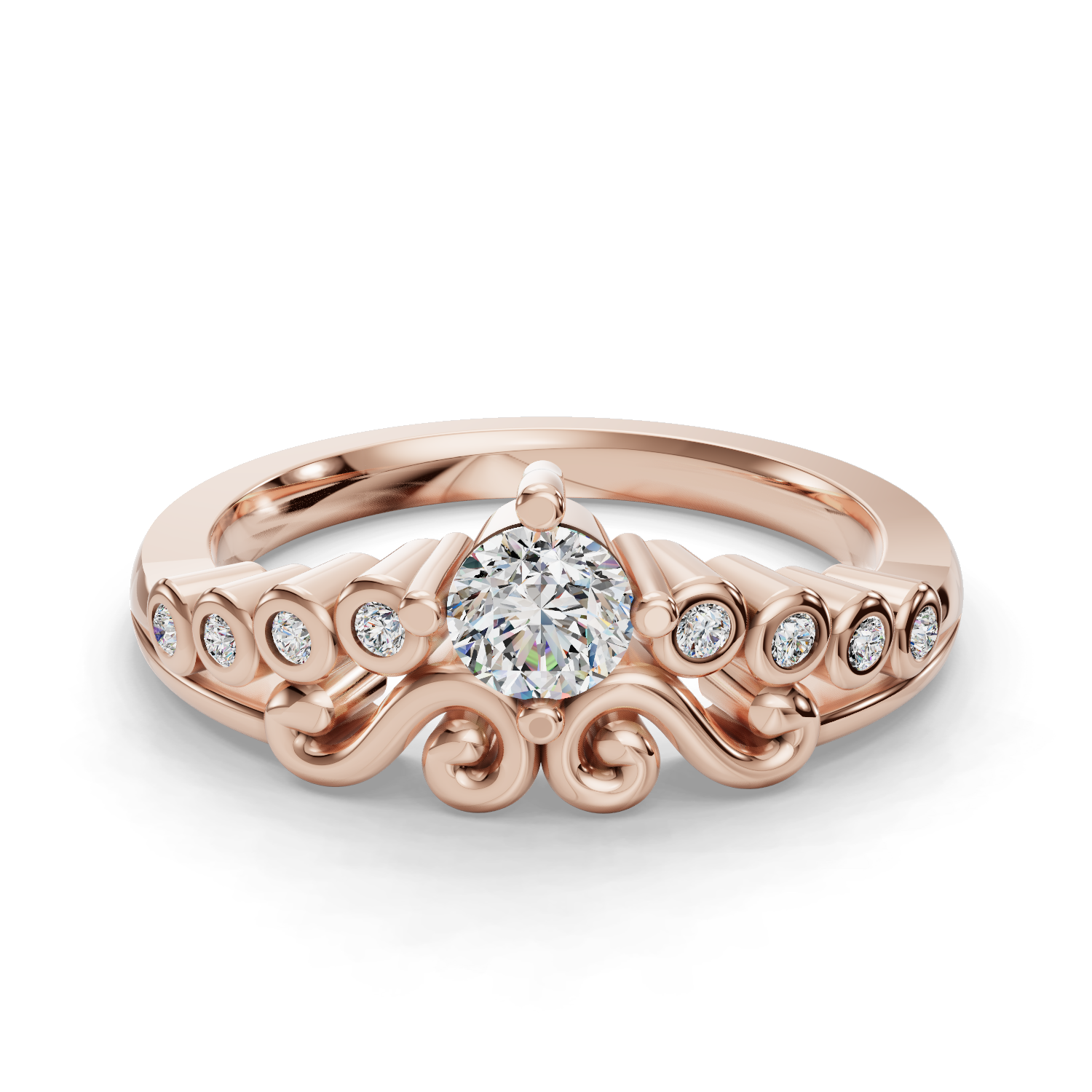 Zephyrus Diamond Wedding Ring