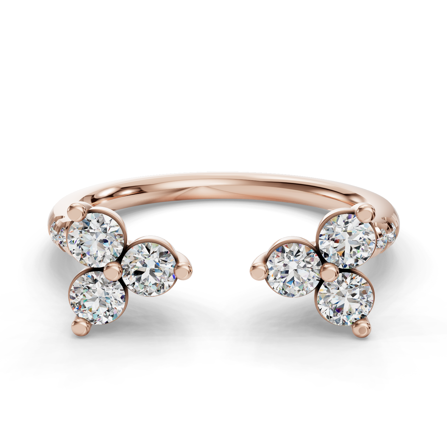 Cherry  Diamond Wedding Ring
