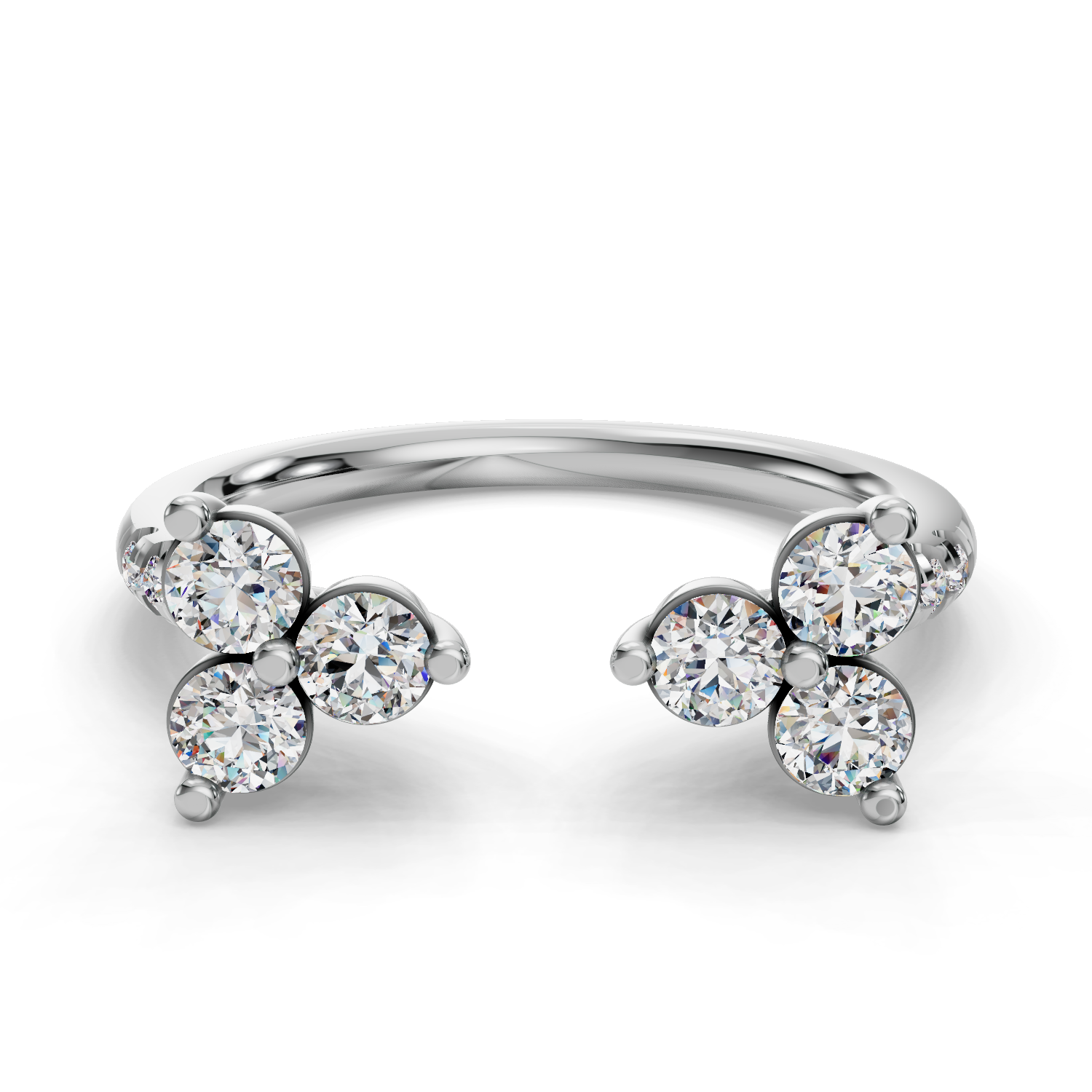 Cherry  Diamond Wedding Ring