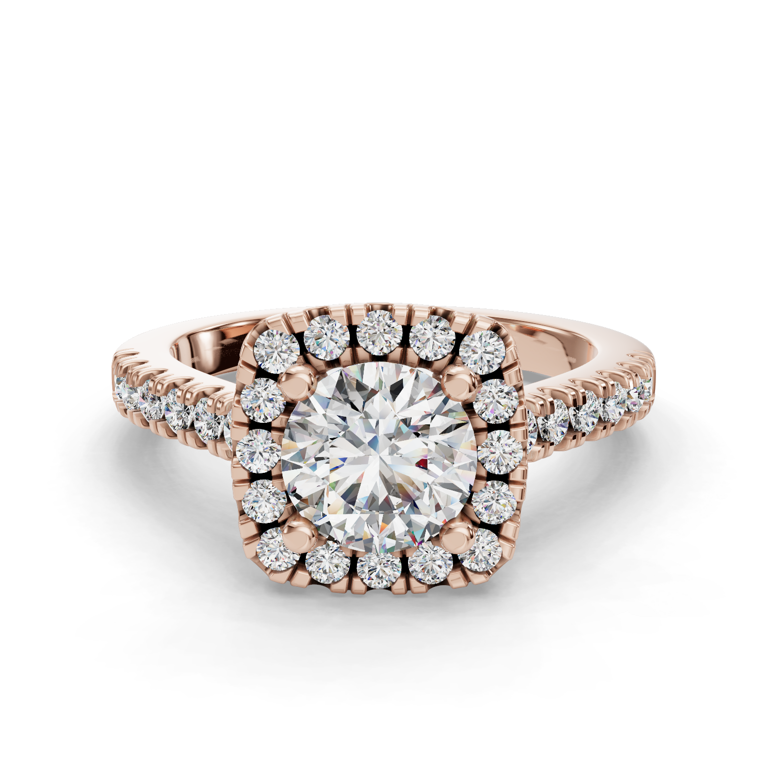 Chione Halo Engagement Ring
