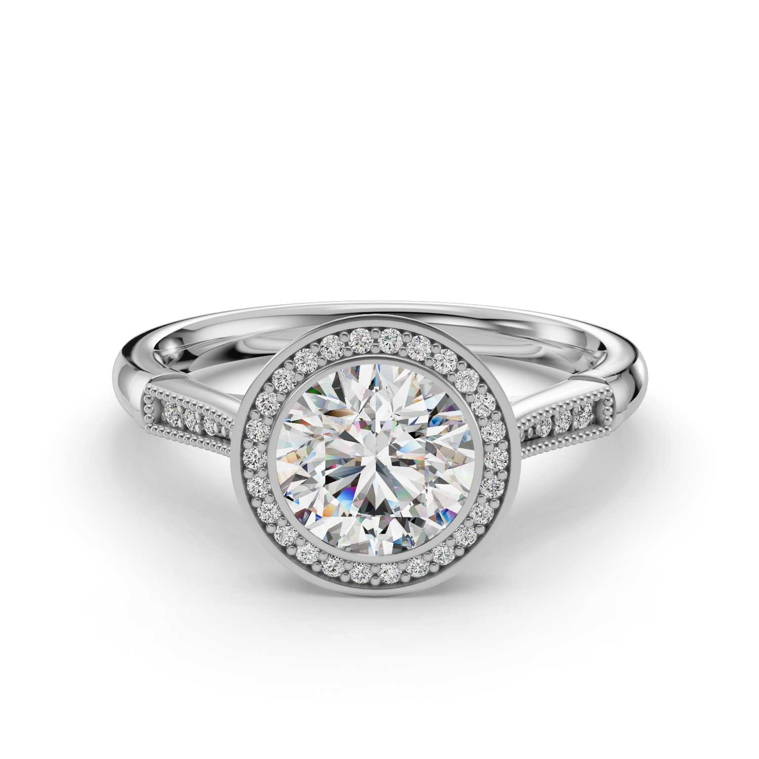 Marielle Halo Engagement Ring