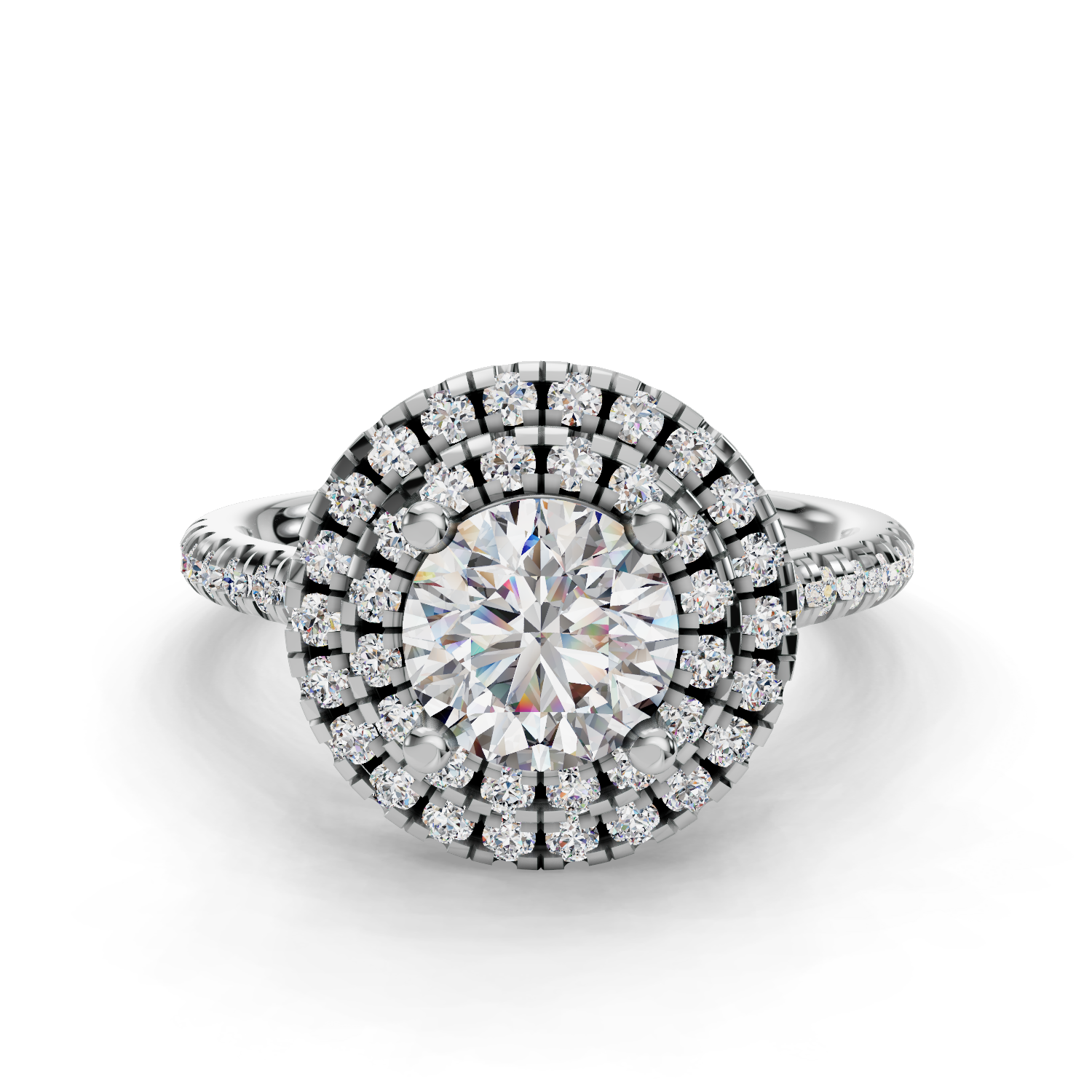 Rosaria Halo Engagement Ring