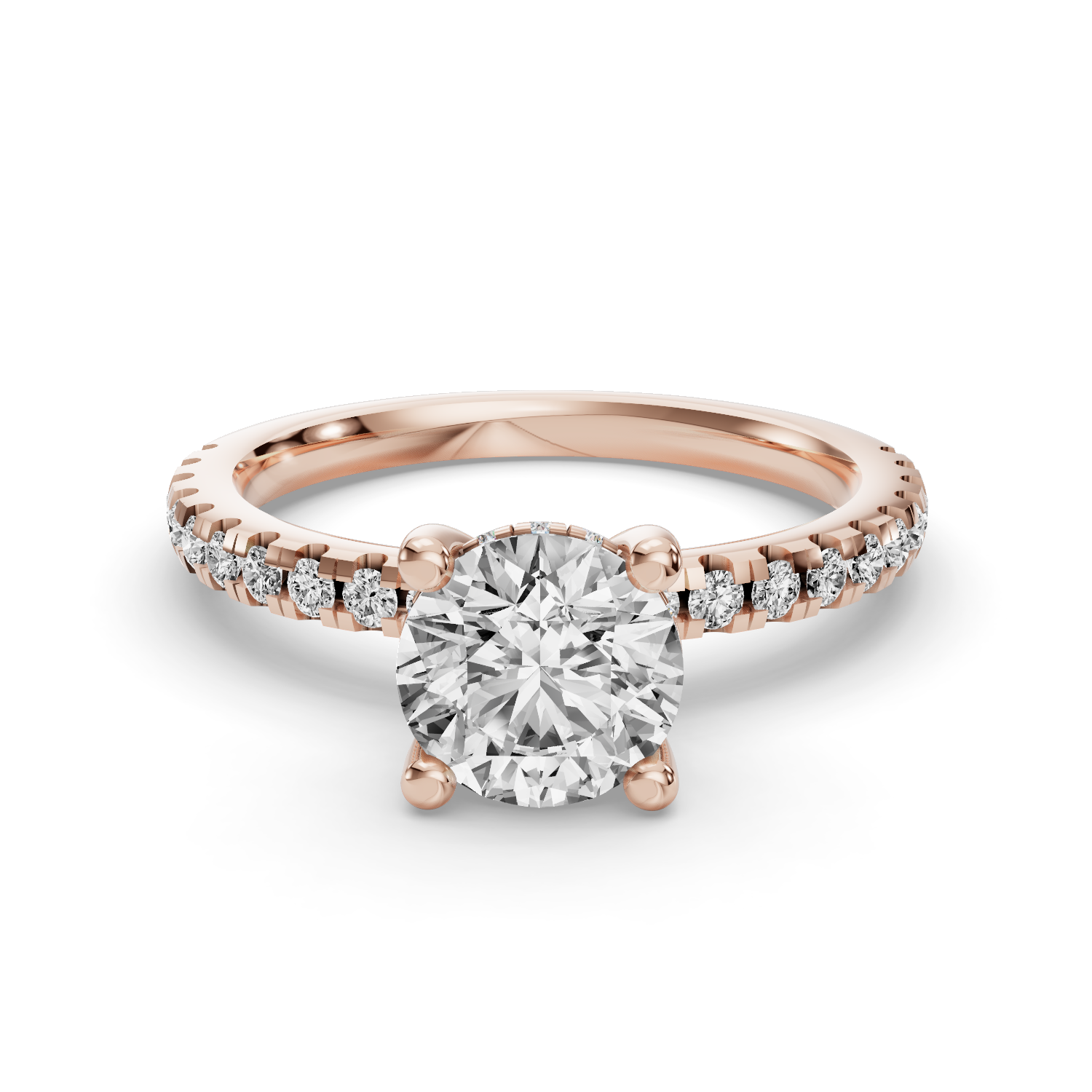 Night Three-Quarter Coverage Engagement Ring