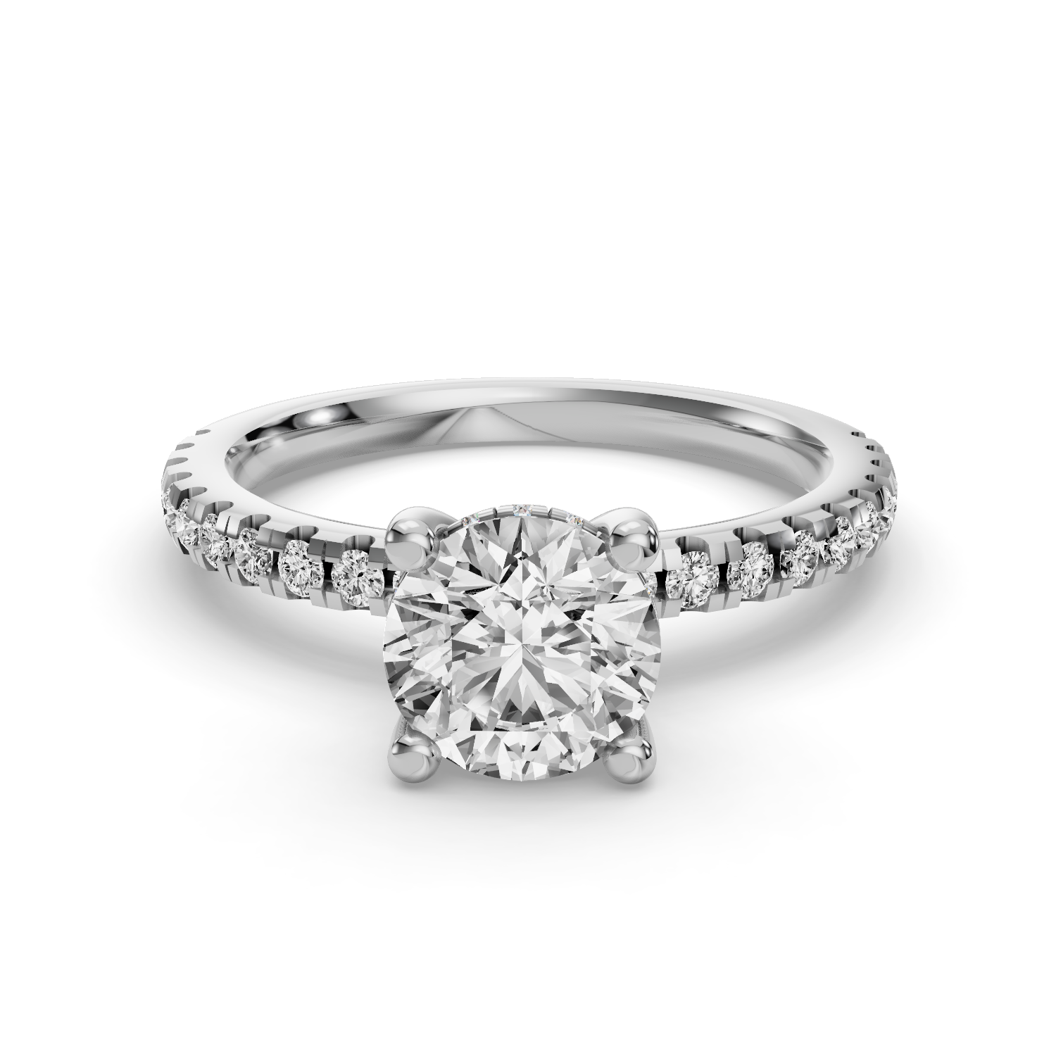 Night Three-Quarter Coverage Engagement Ring