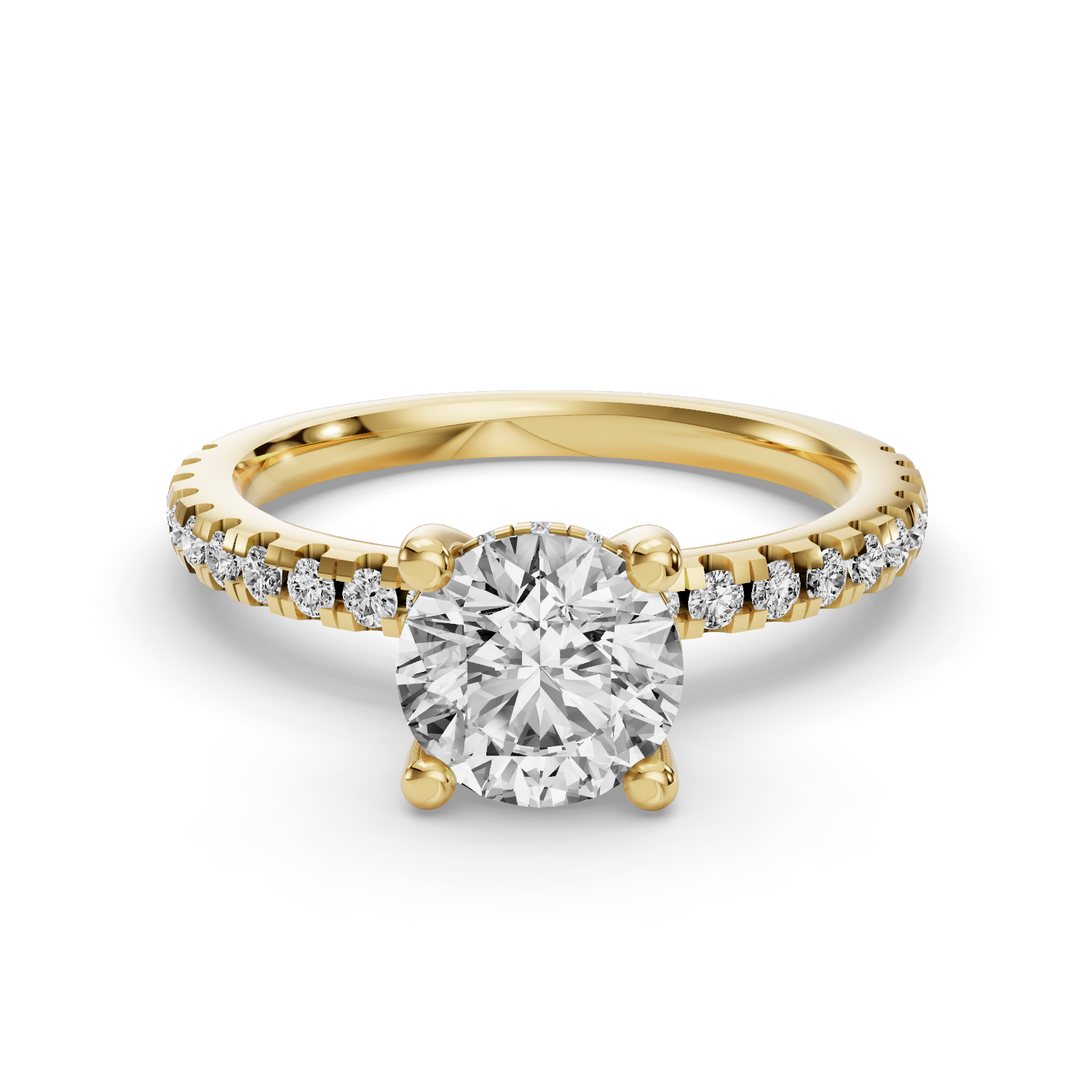 Night Three-Quarter Coverage Engagement Ring