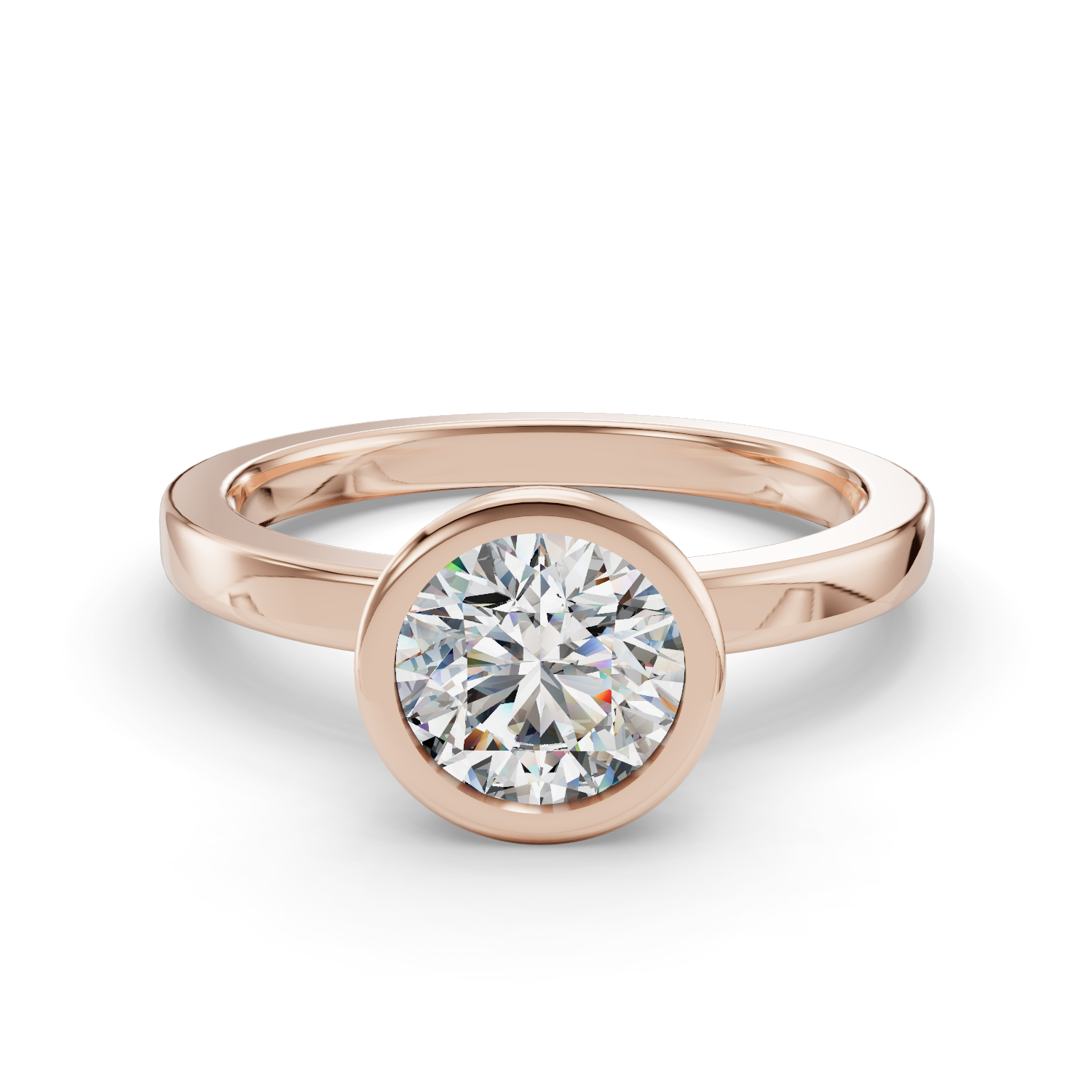 Opal Hidden Halo Engagement Ring