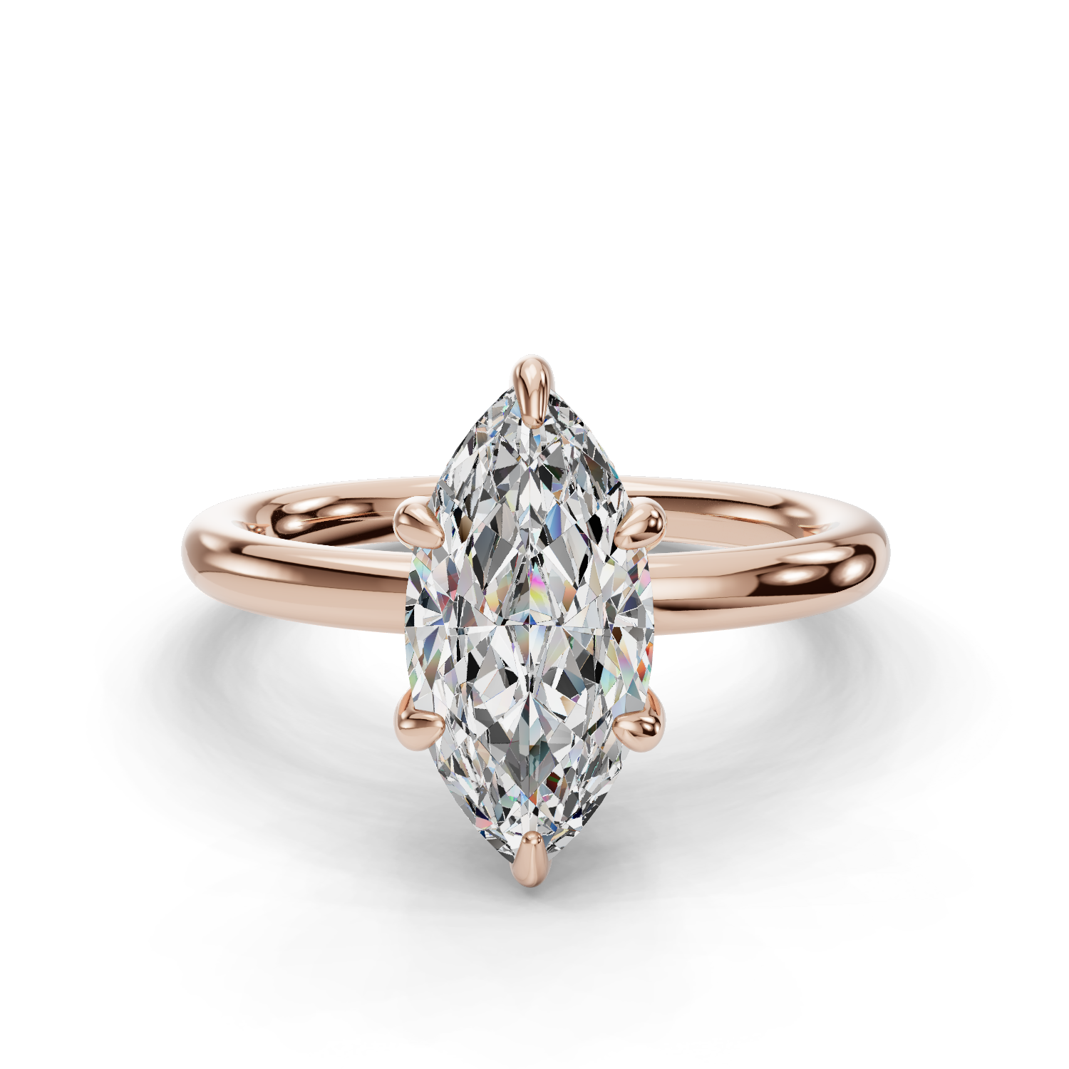 Ceres Hidden Halo Engagement Ring