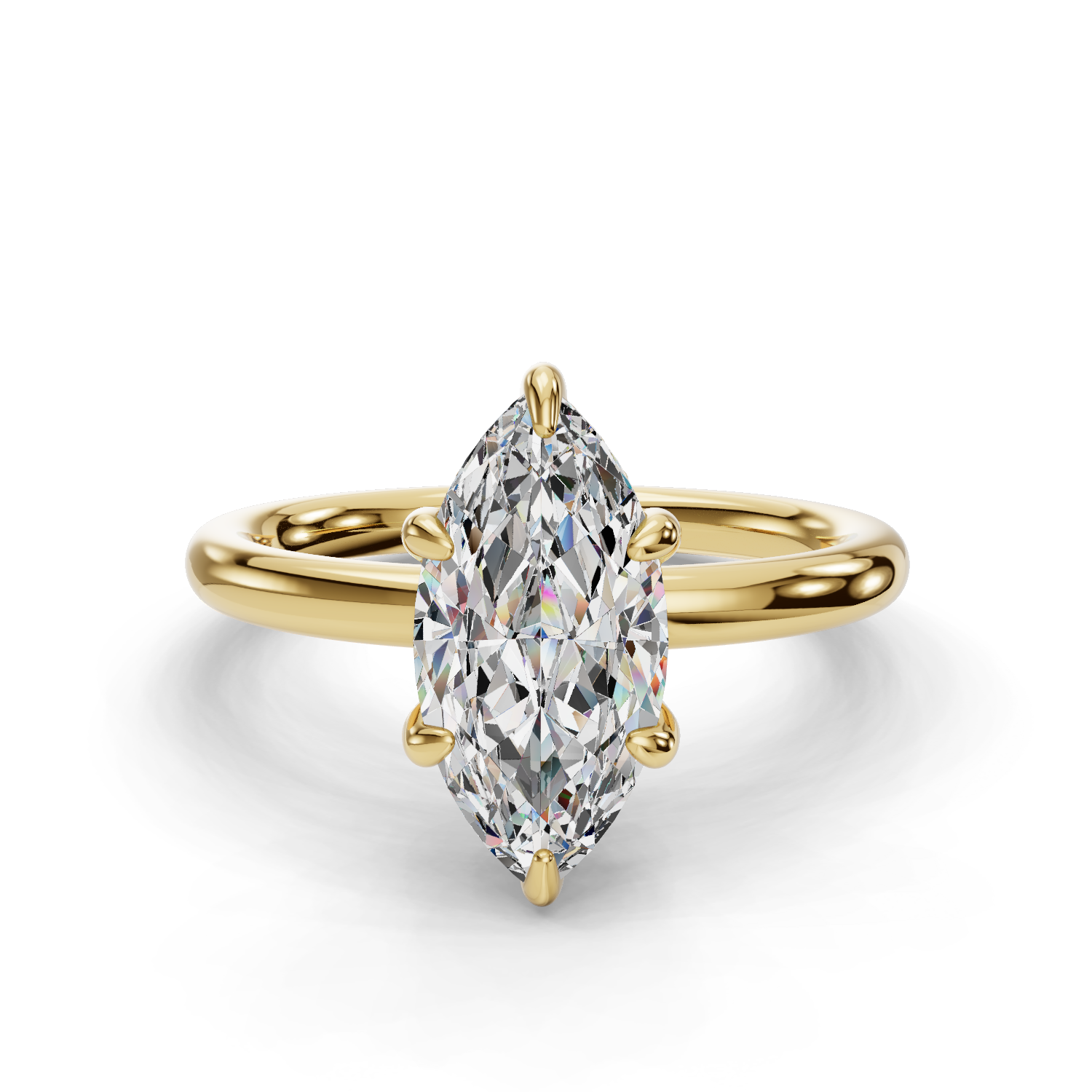 Ceres Hidden Halo Engagement Ring