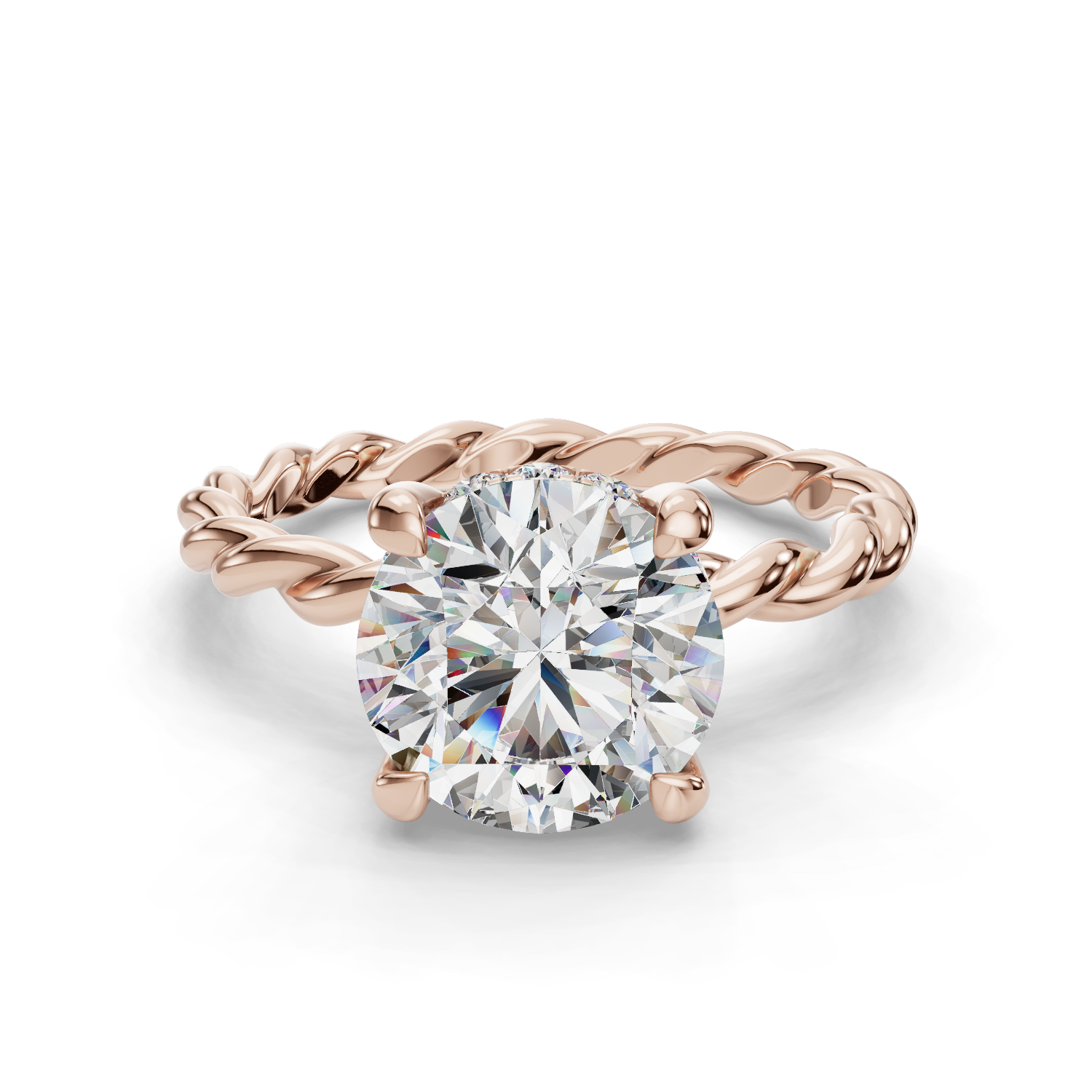 Hecate Hidden Halo Engagement Ring