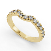 Aurorae Diamond Wedding Ring