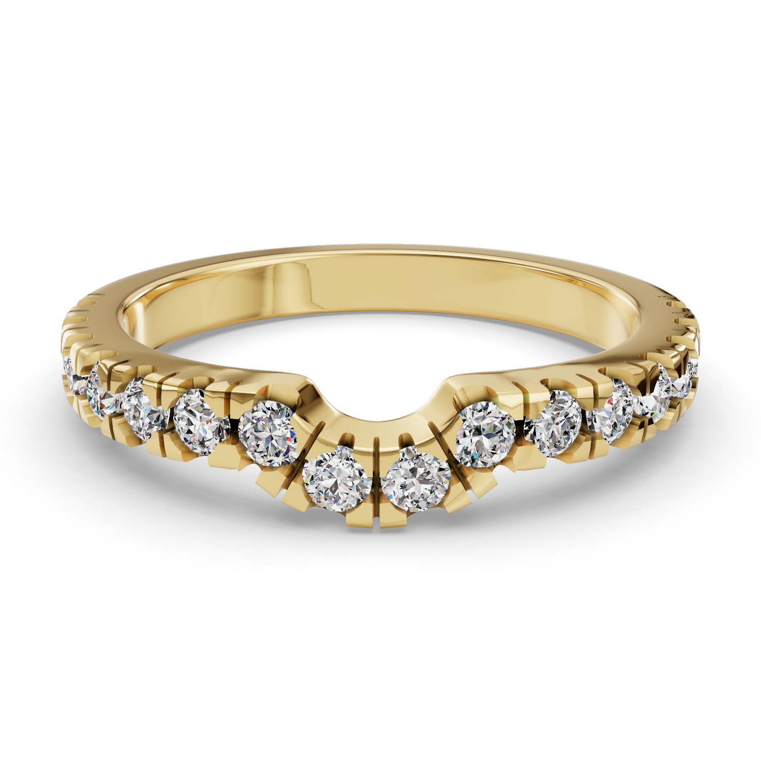 Aurorae Diamond Wedding Ring