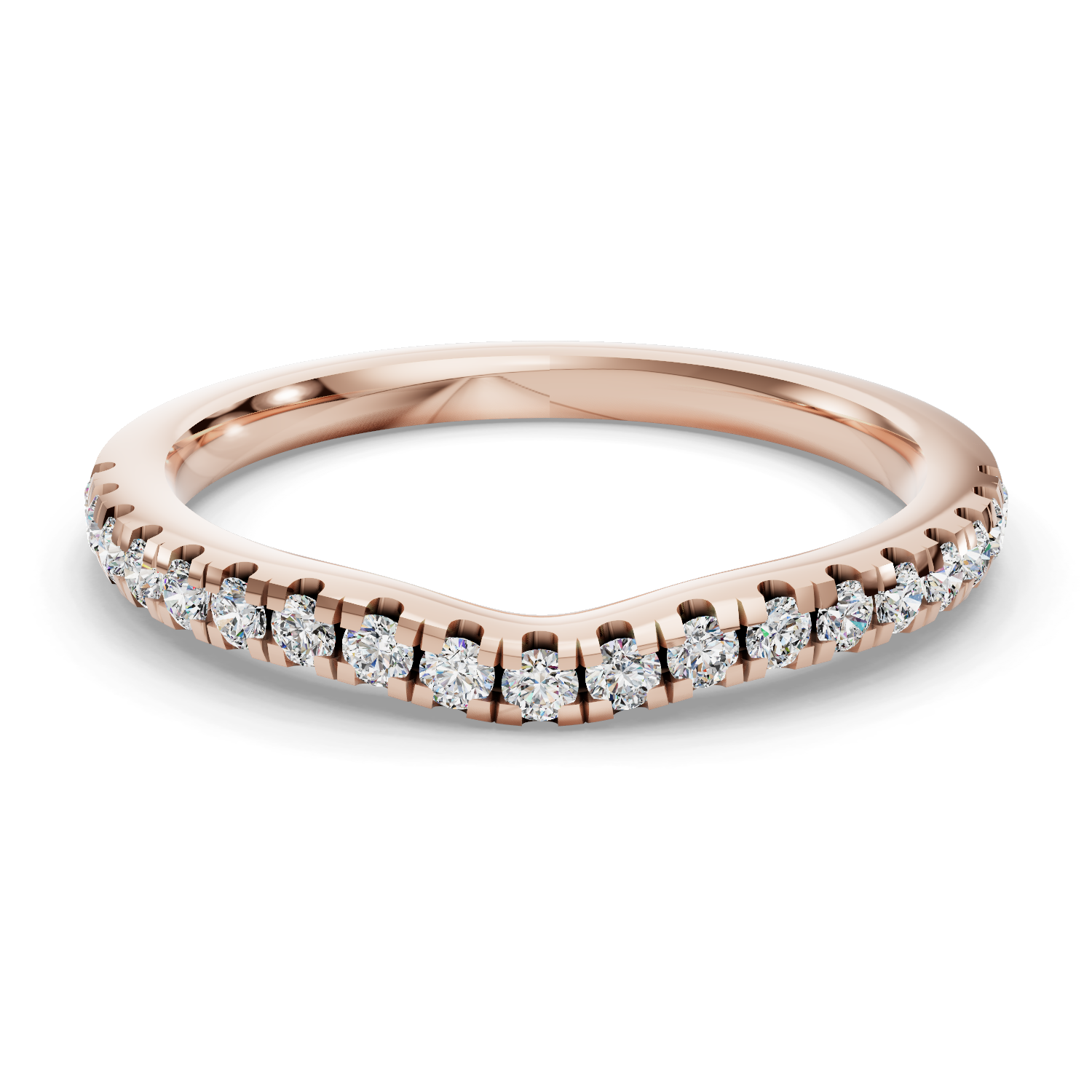 Cascade Diamond Wedding Ring