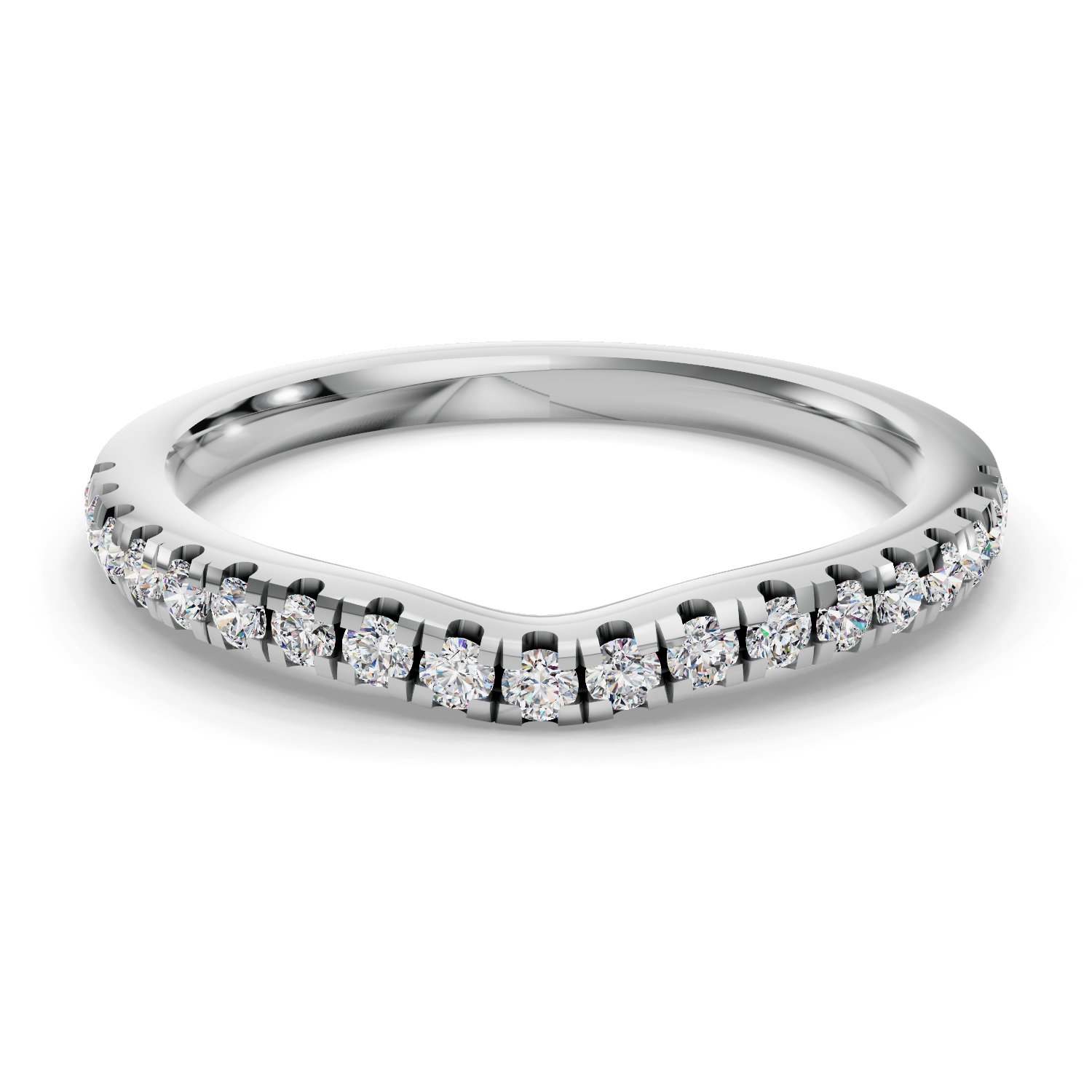 Cascade Diamond Wedding Ring