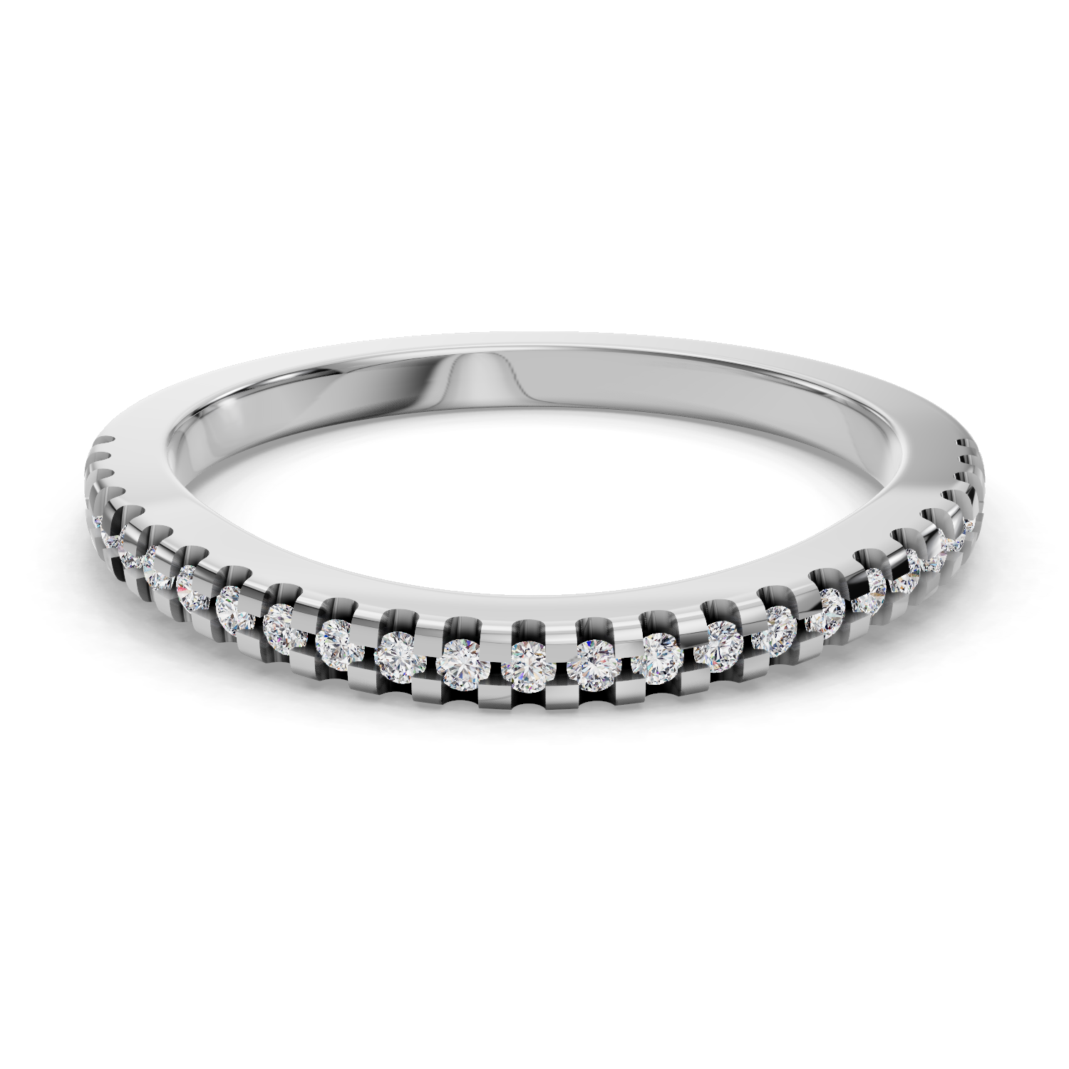 Bridge Diamond Wedding Ring