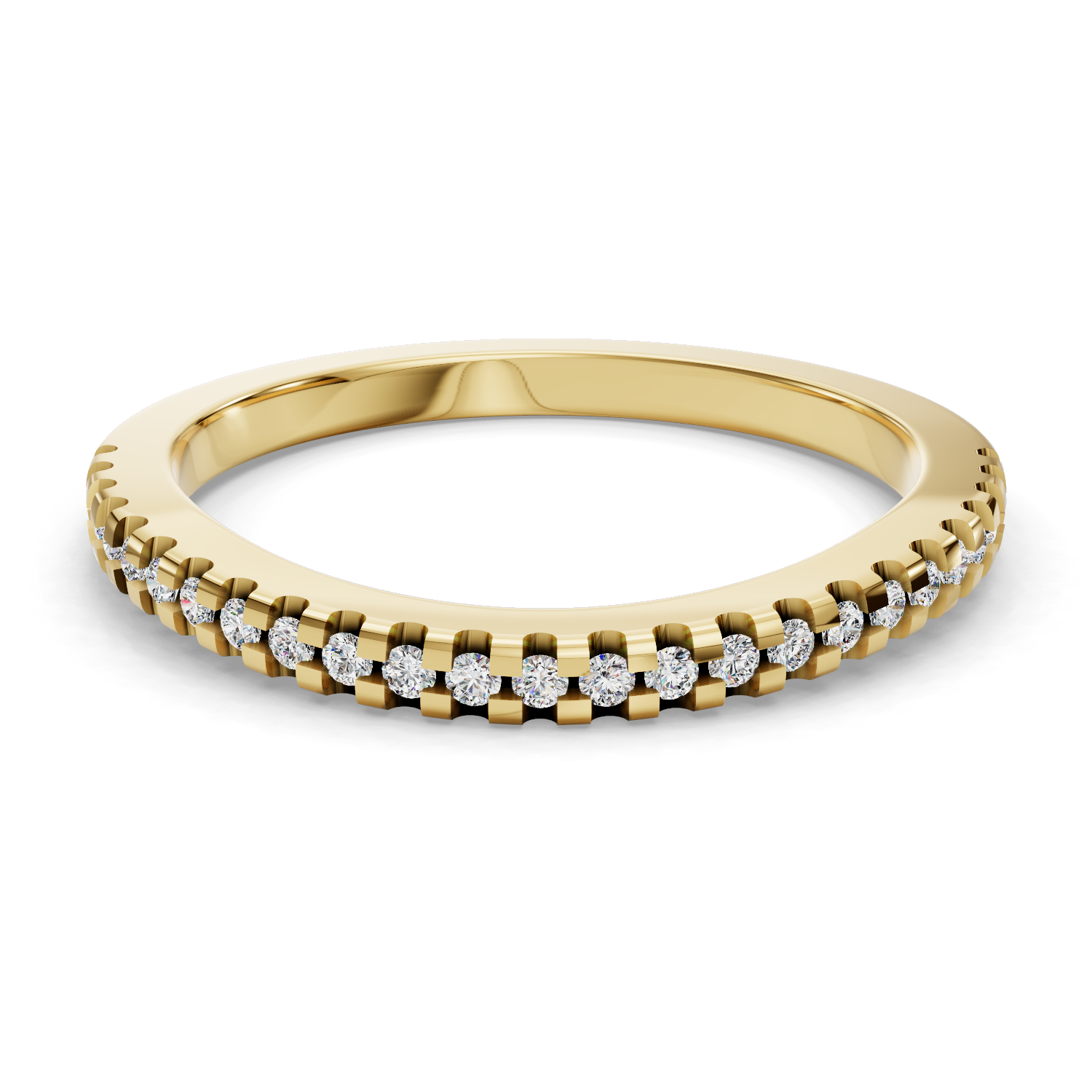 Bridge Diamond Wedding Ring