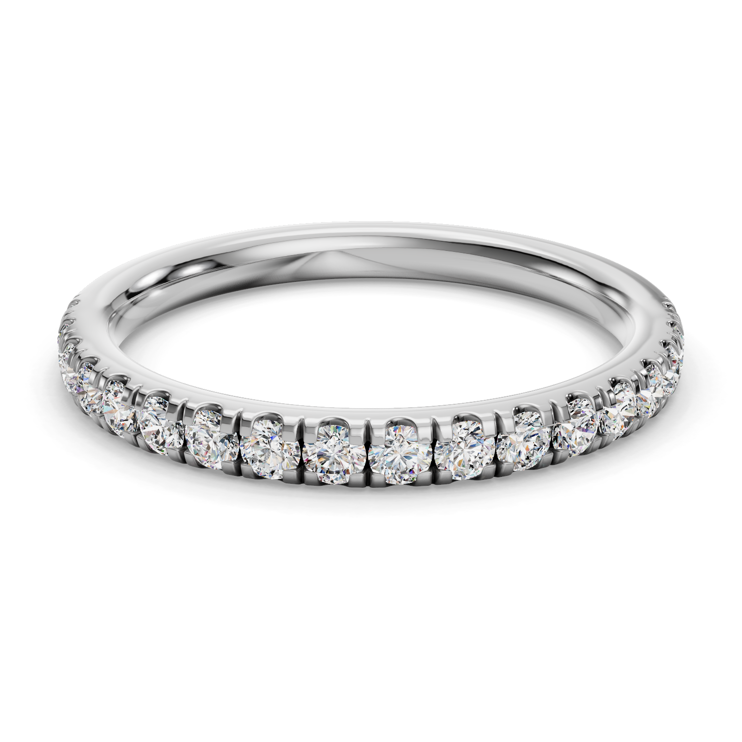 Obsidian Diamond Wedding Ring