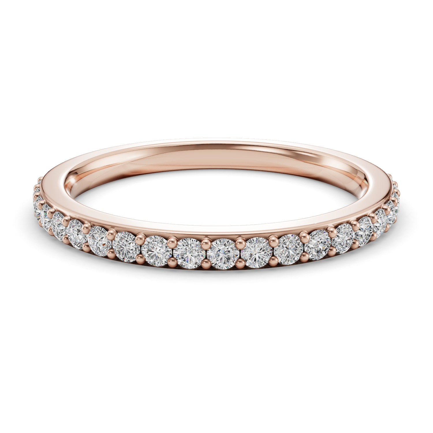 Rose Diamond Wedding Ring
