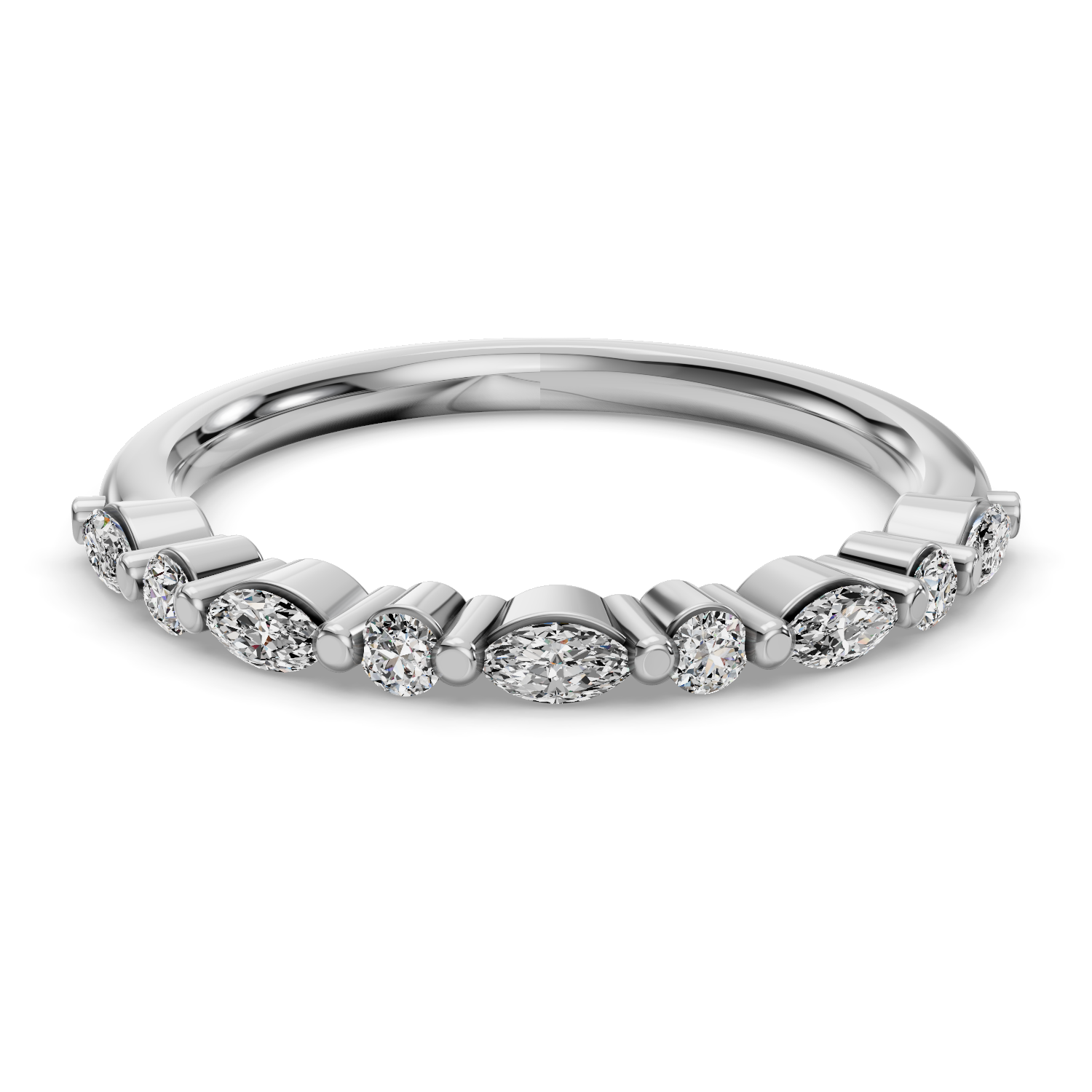 Core Diamond Wedding Ring