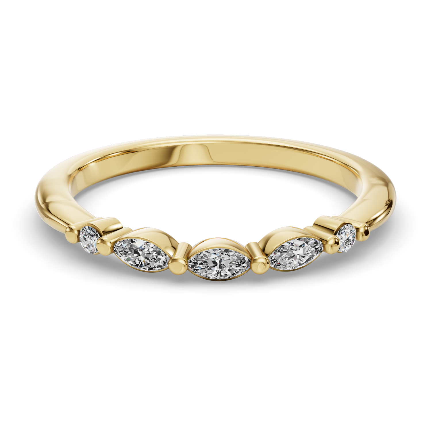 Lapis Diamond Wedding Ring