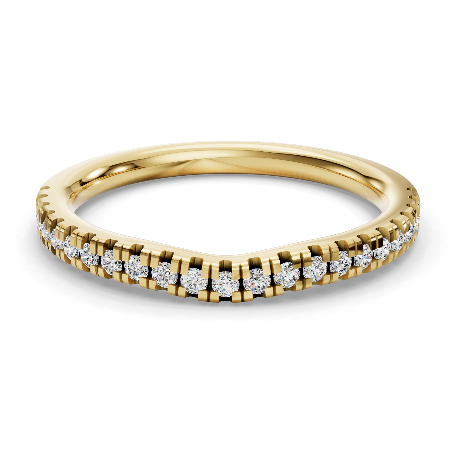 Beryl Diamond Wedding Ring