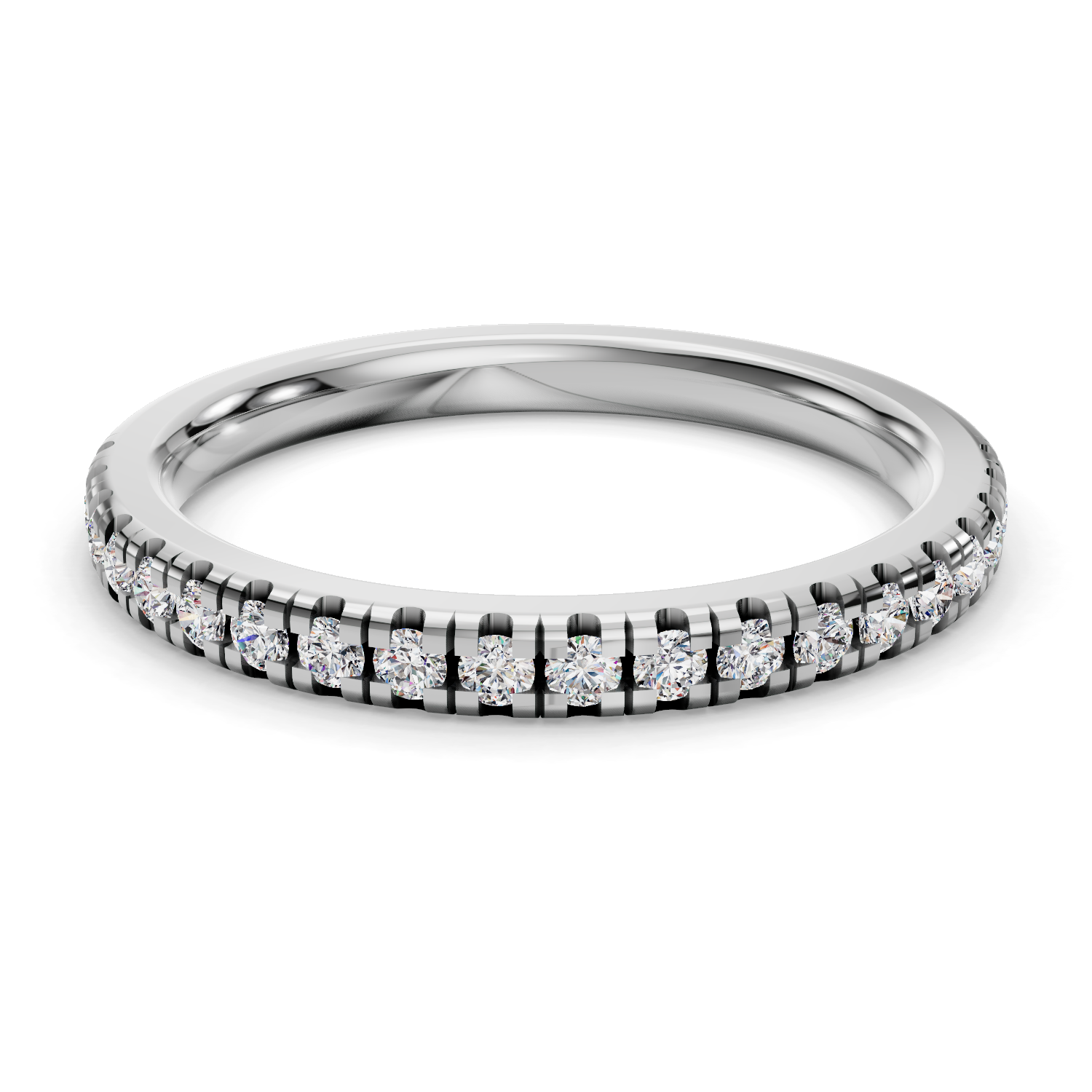 Lotus Diamond Wedding Ring