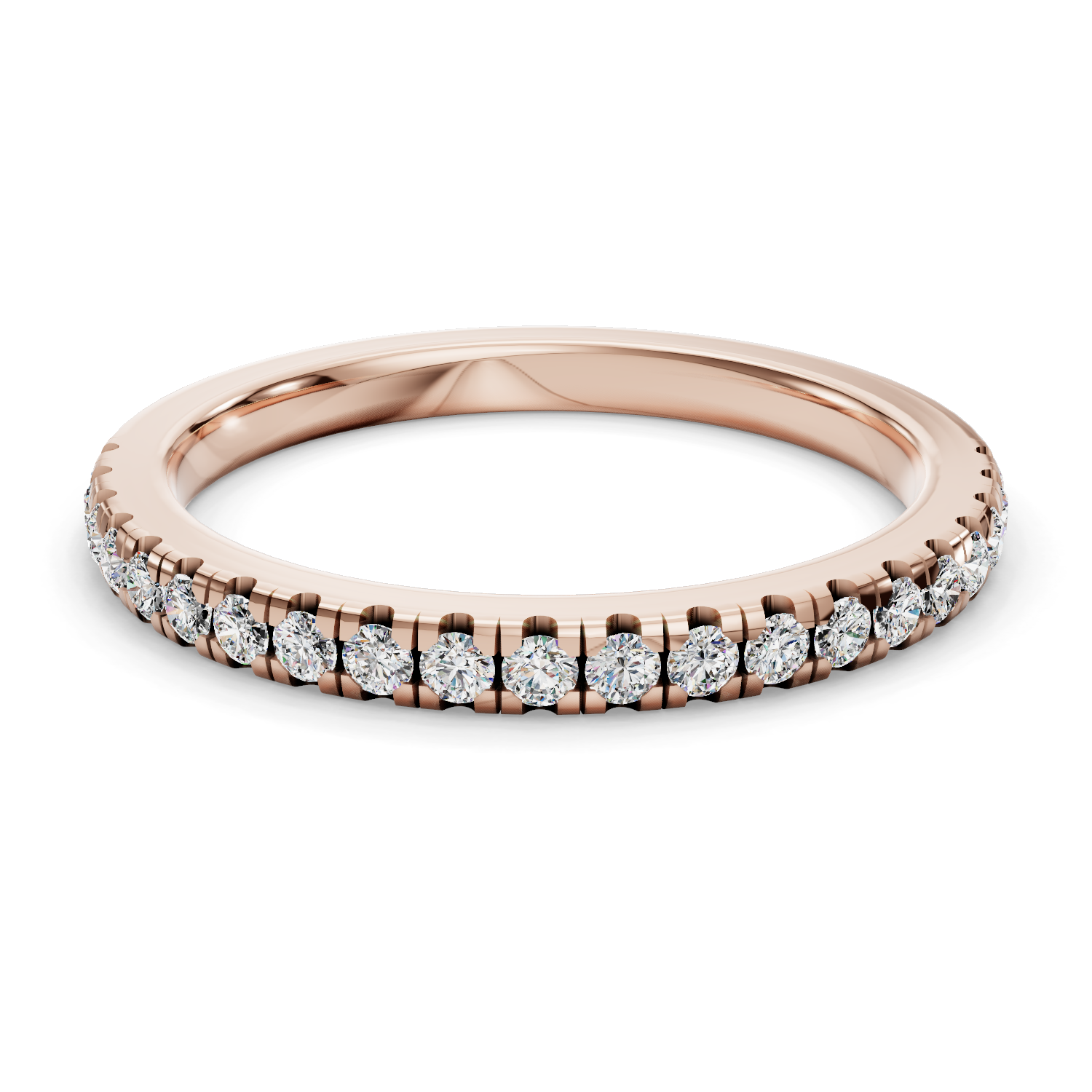 Garnet Diamond Wedding Ring