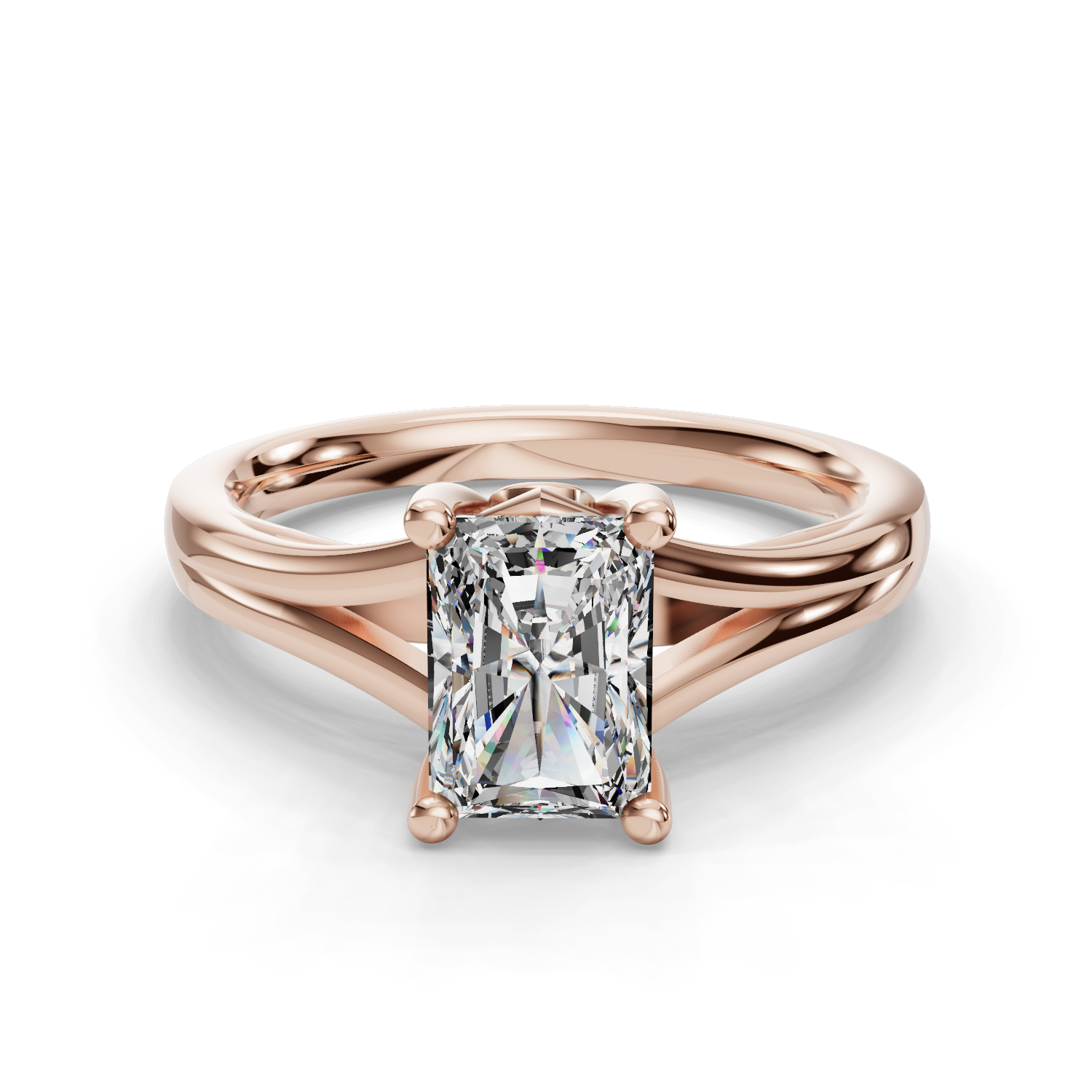 Cathedral Solitaire Engagement Ring