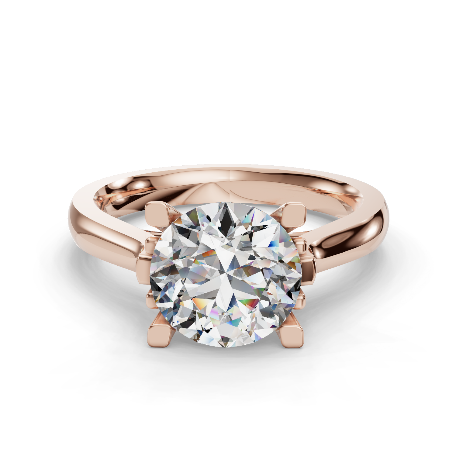 Iris Eight-Prong Solitaire Engagement Ring