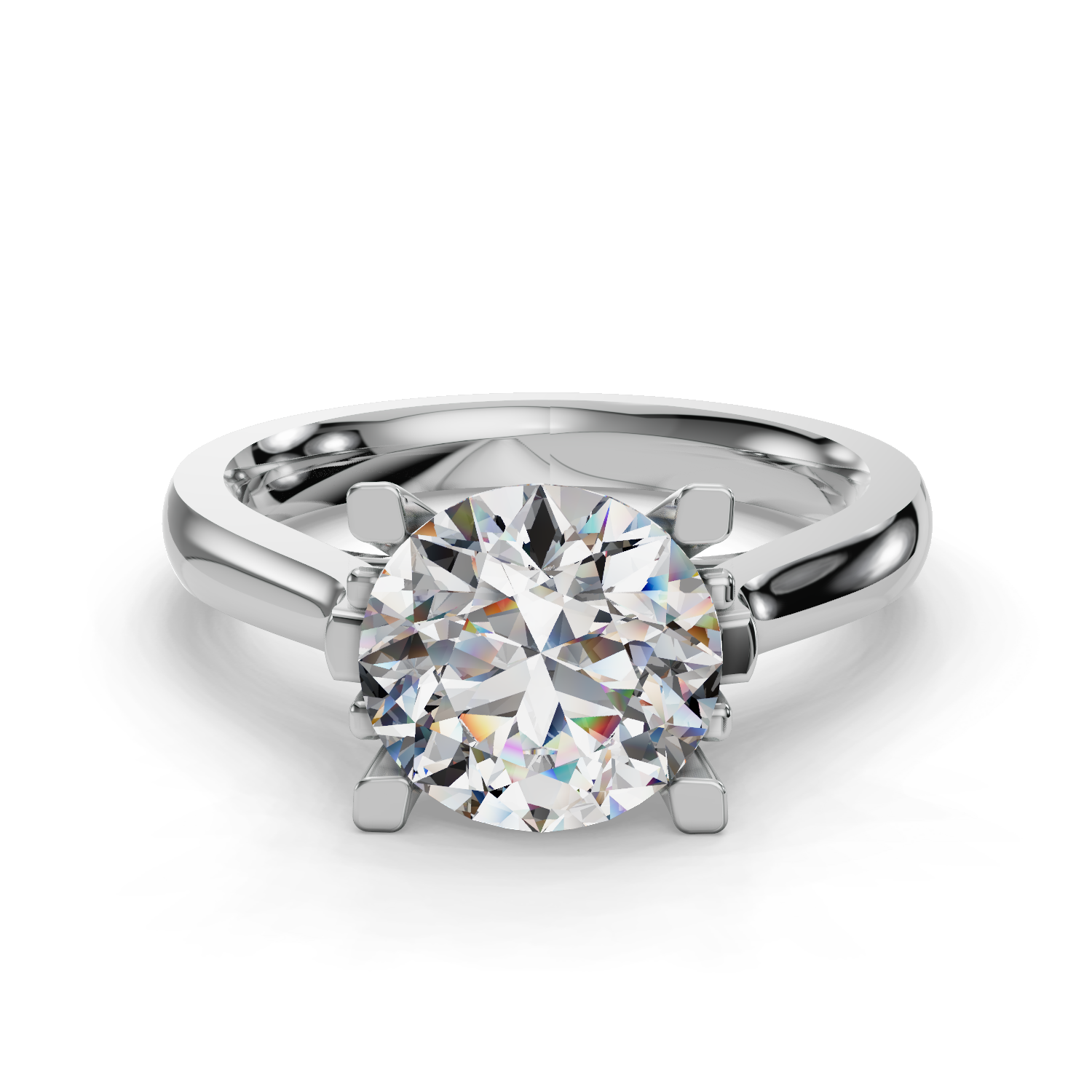 Iris Eight-Prong Solitaire Engagement Ring
