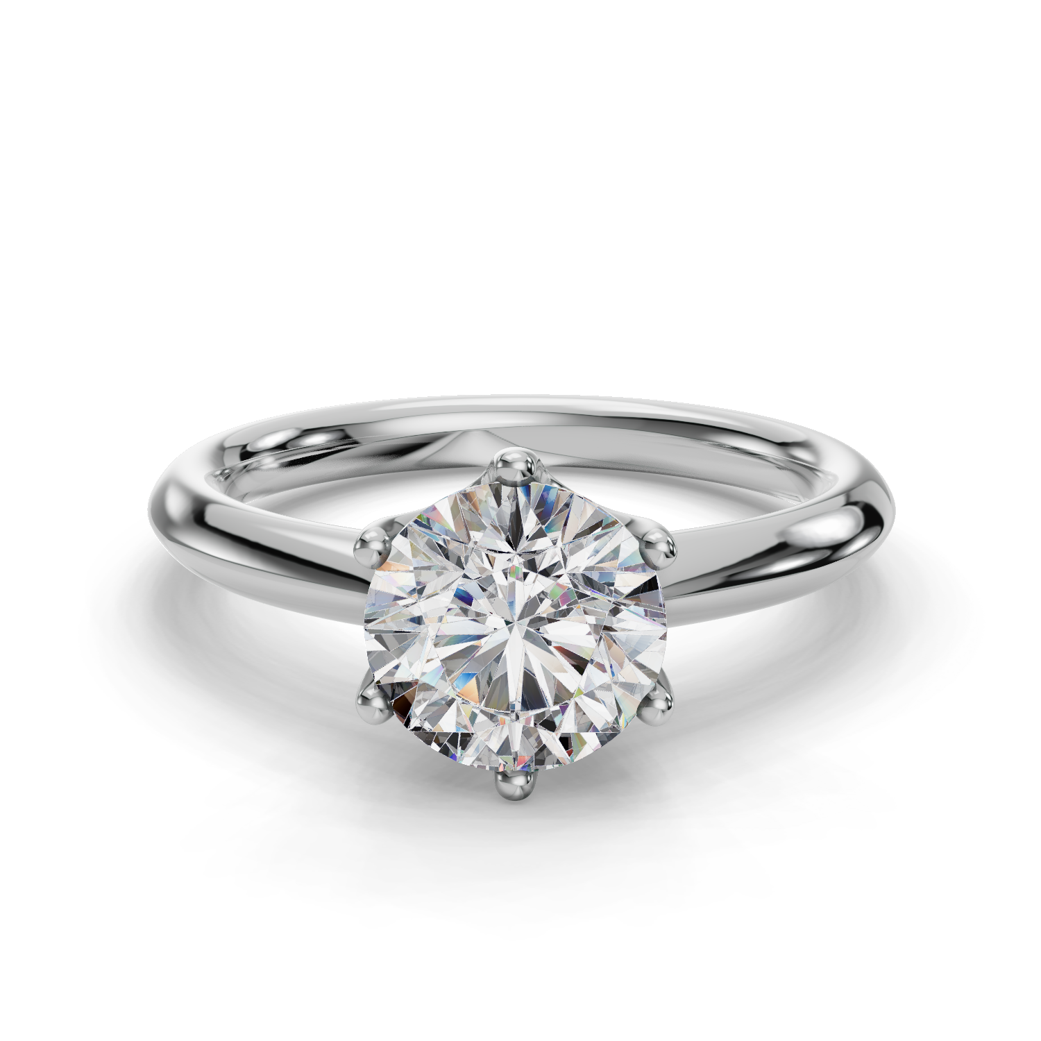Circe Six-Prong Solitaire Engagement Ring