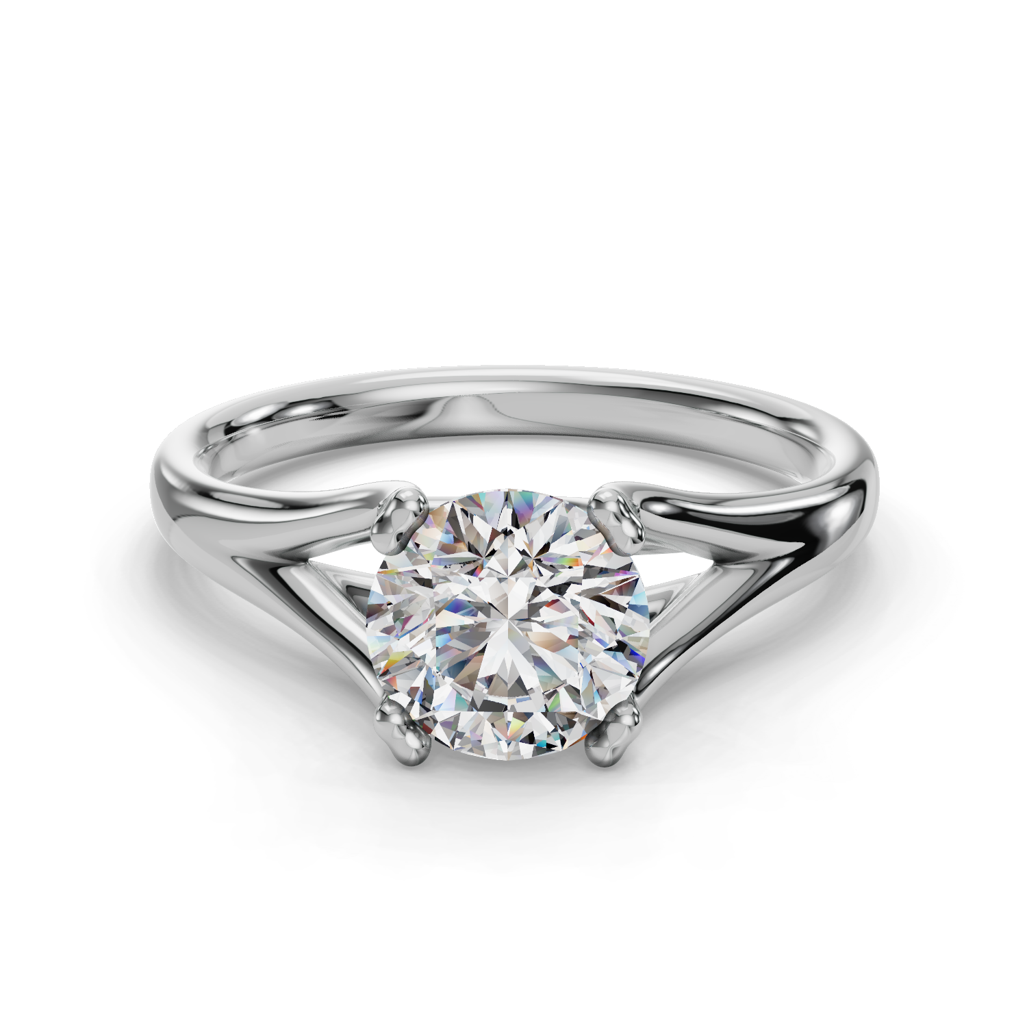 Notus Eight-Prong Solitaire Engagement Ring