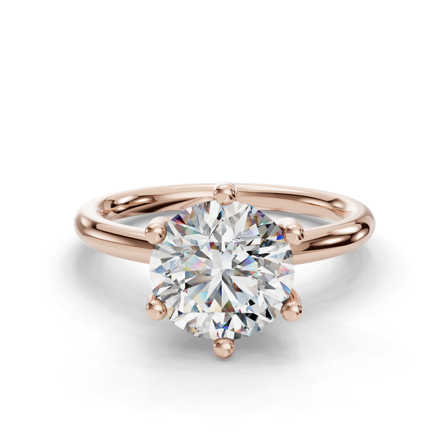 Clio Six-Prong Solitaire Engagement Ring