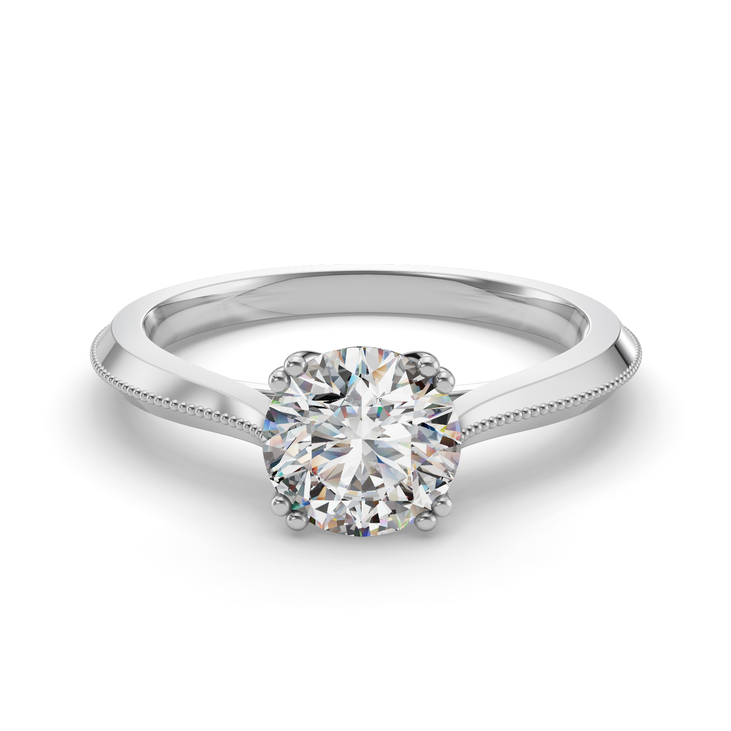 Themis Eight-Prong Solitaire Engagement Ring