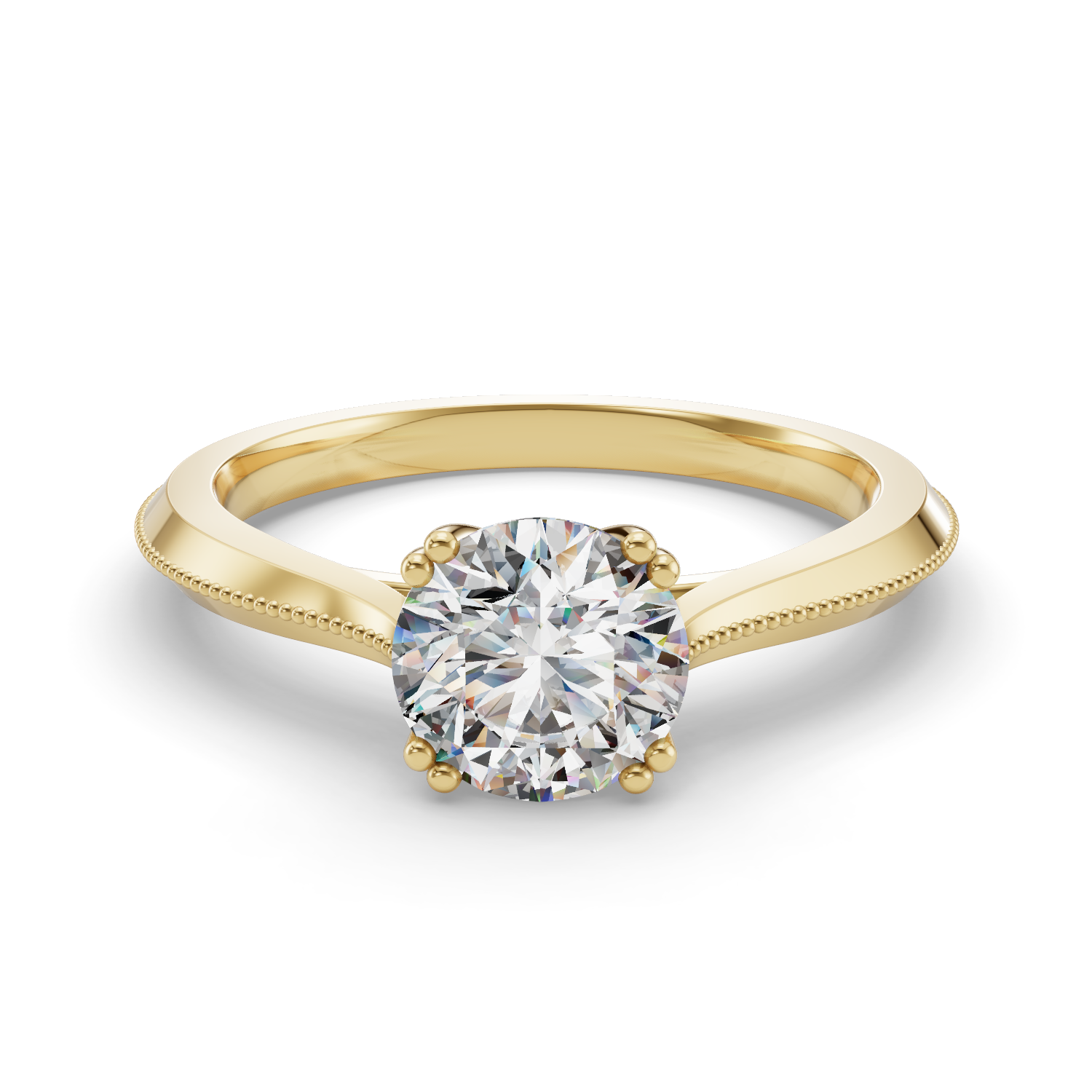 Themis Eight-Prong Solitaire Engagement Ring