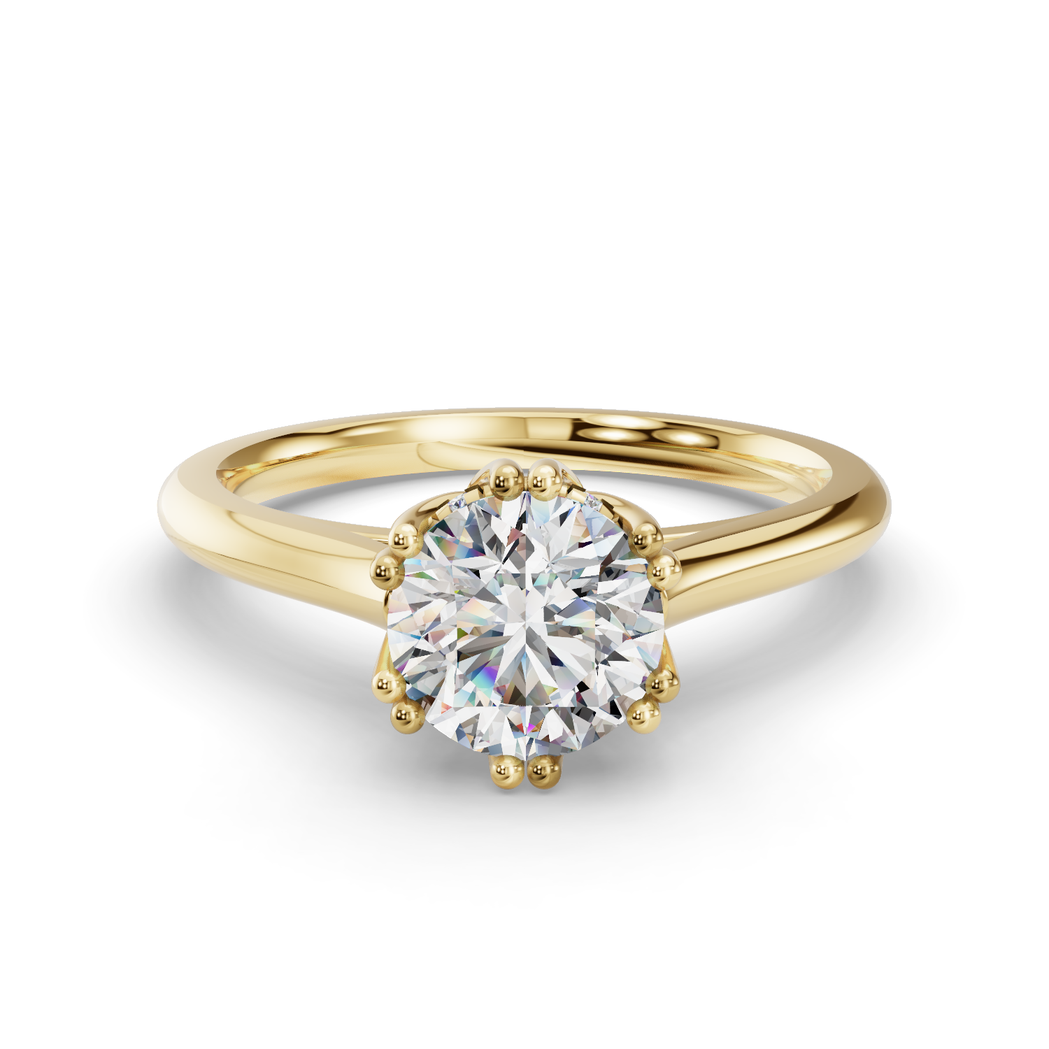 Tyche Eight-Prong Solitaire Engagement Ring