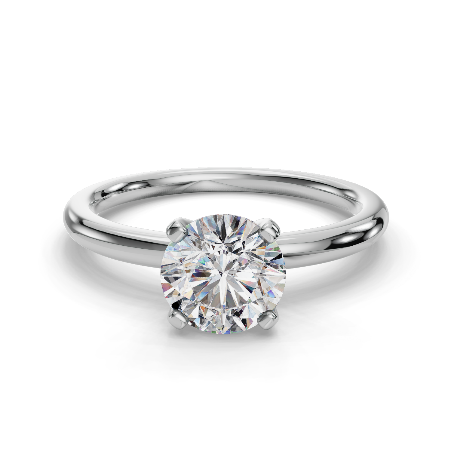 Chronos Solitaire Engagement Ring