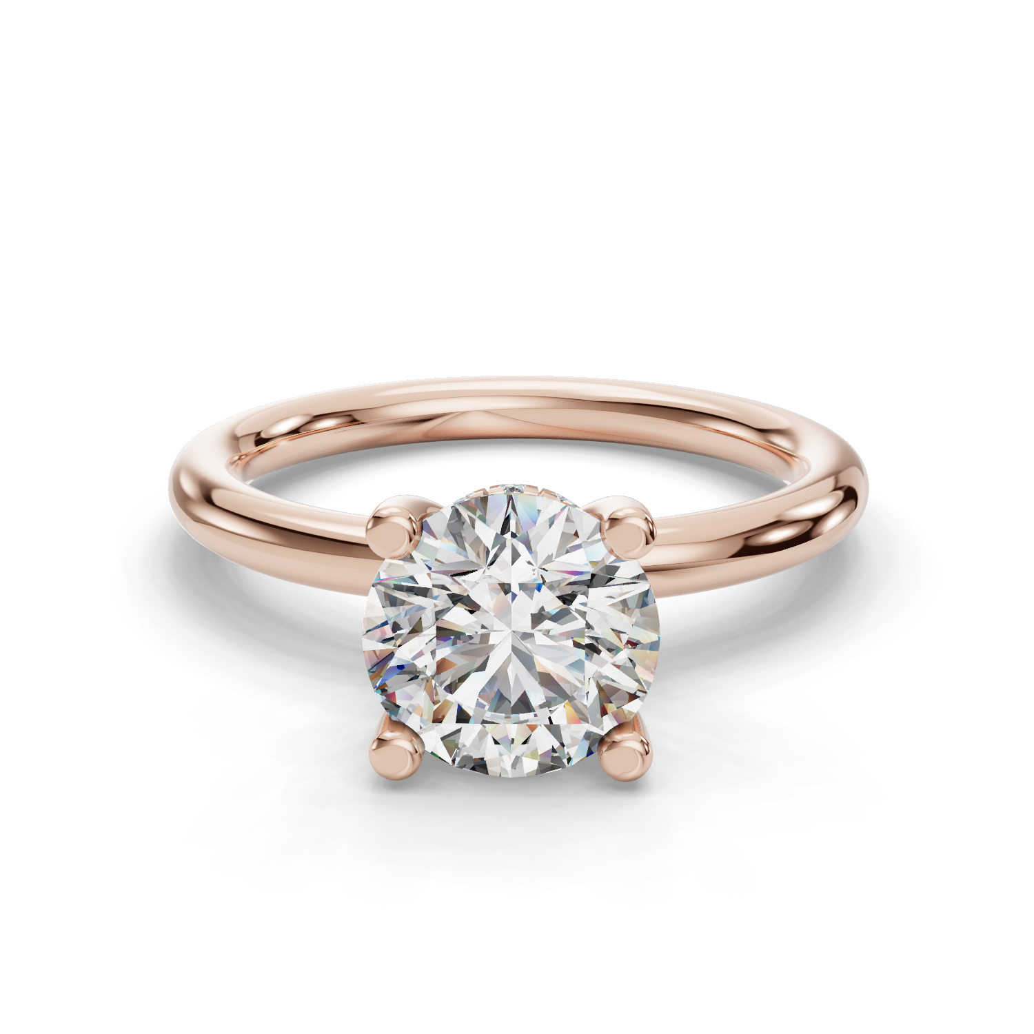 Diana Hidden Halo Engagement Ring