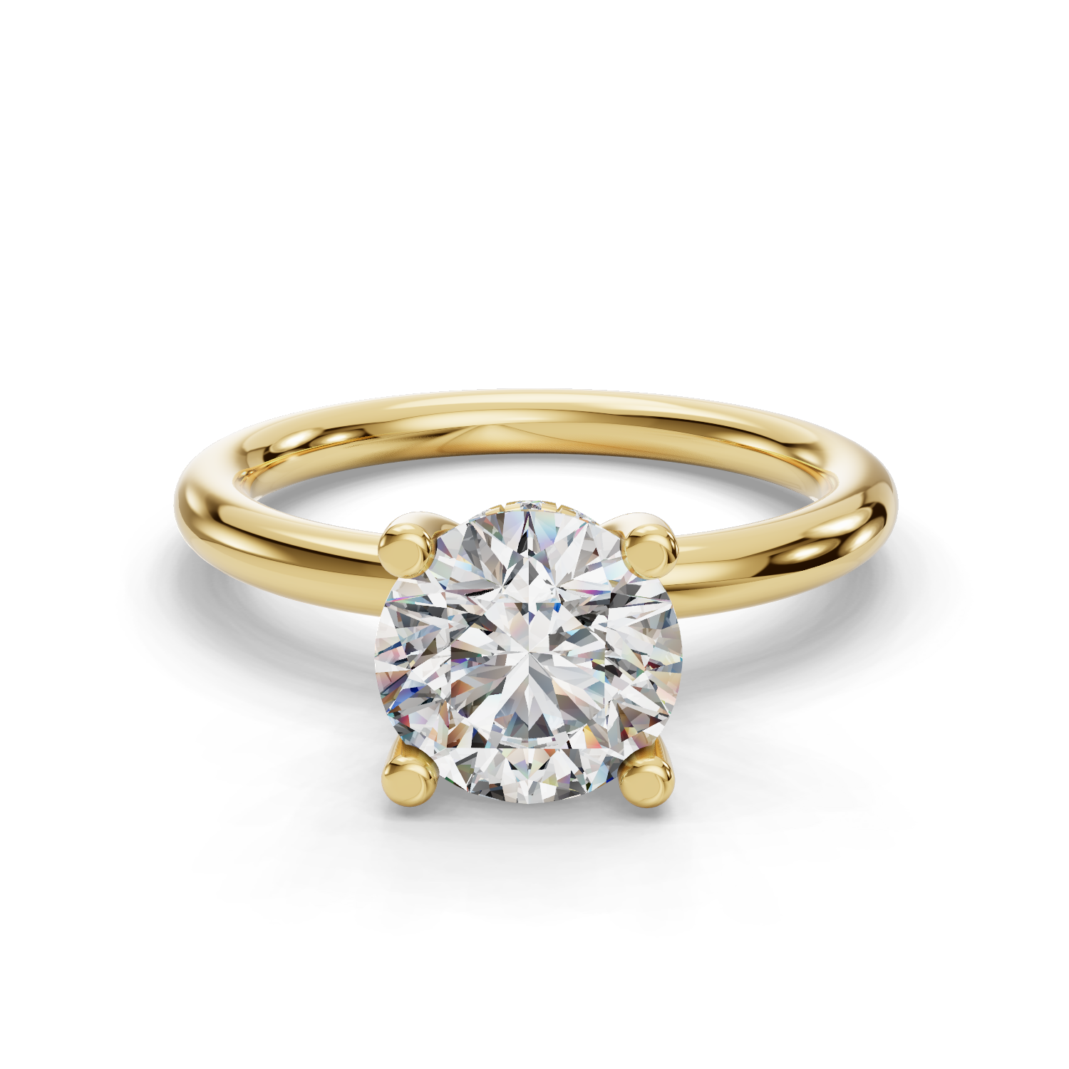 Diana Hidden Halo Engagement Ring
