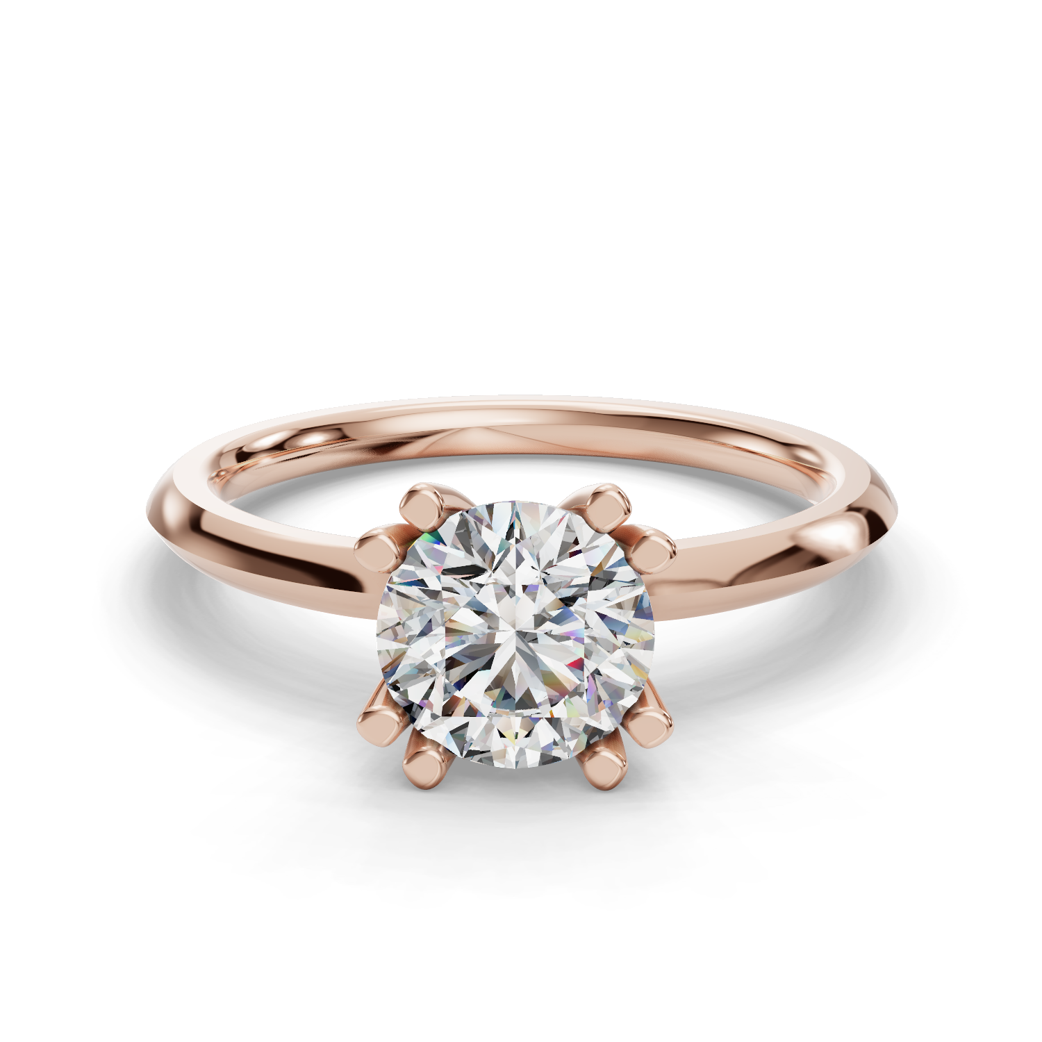Io Eight-Prong Solitaire Engagement Ring