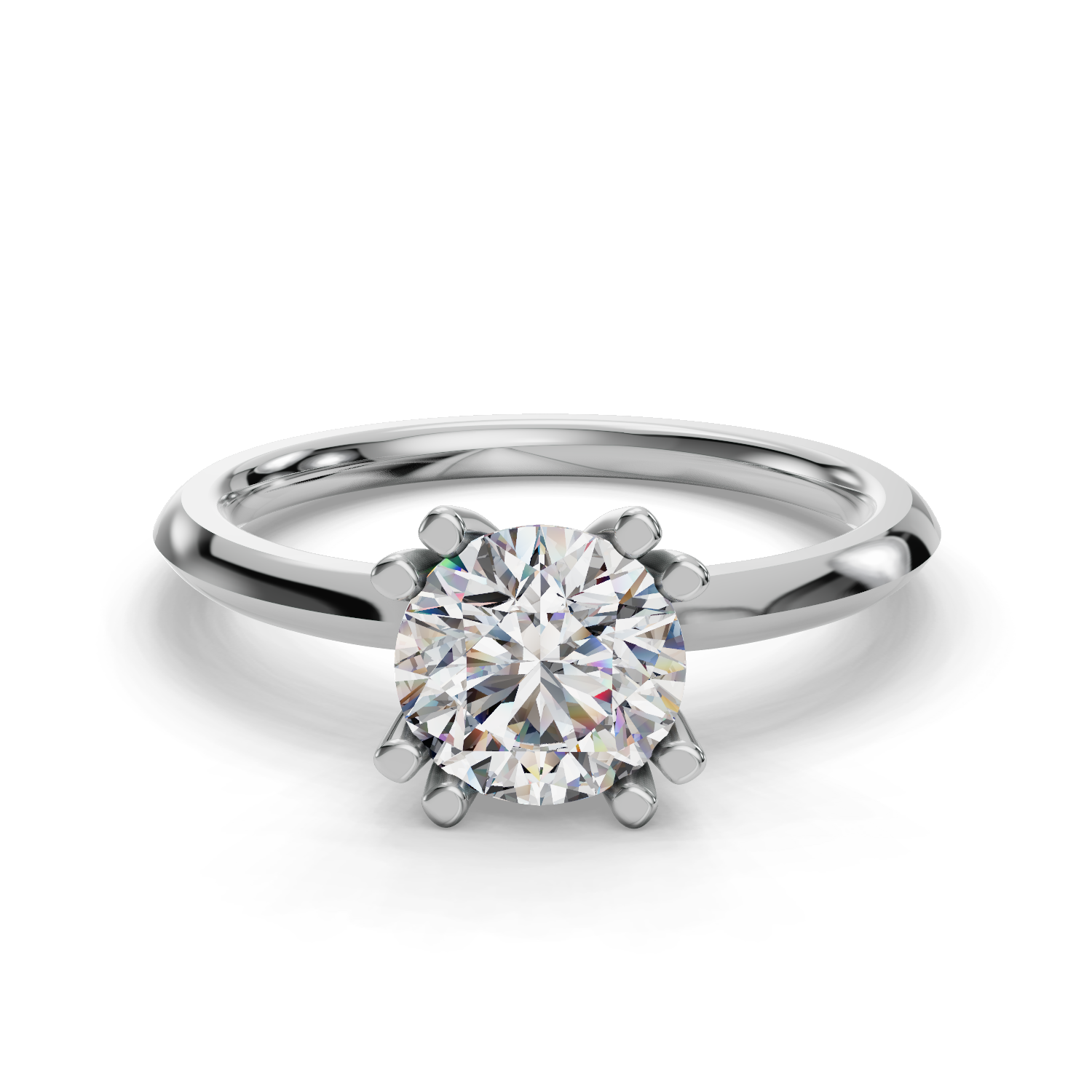 Io Eight-Prong Solitaire Engagement Ring