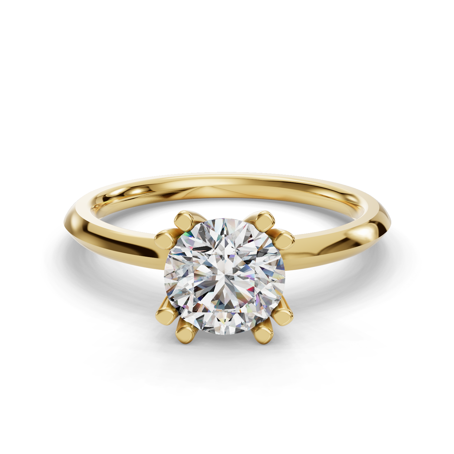 Io Eight-Prong Solitaire Engagement Ring