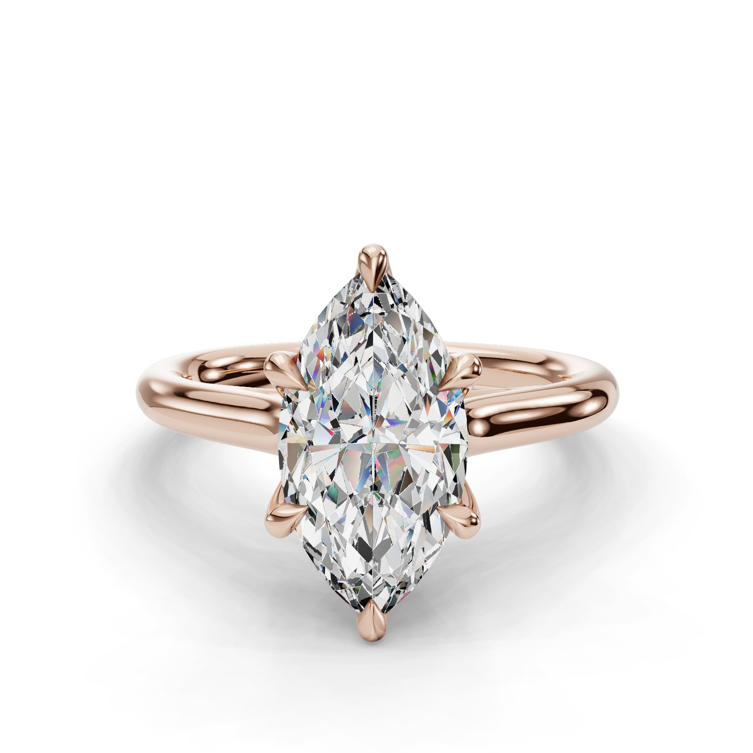 Melia Six-Prong Solitaire Engagement Ring