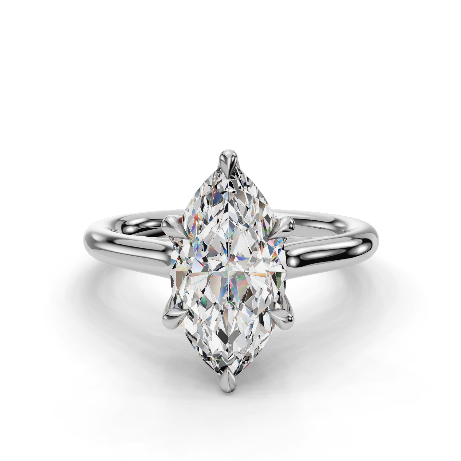 Melia Six-Prong Solitaire Engagement Ring