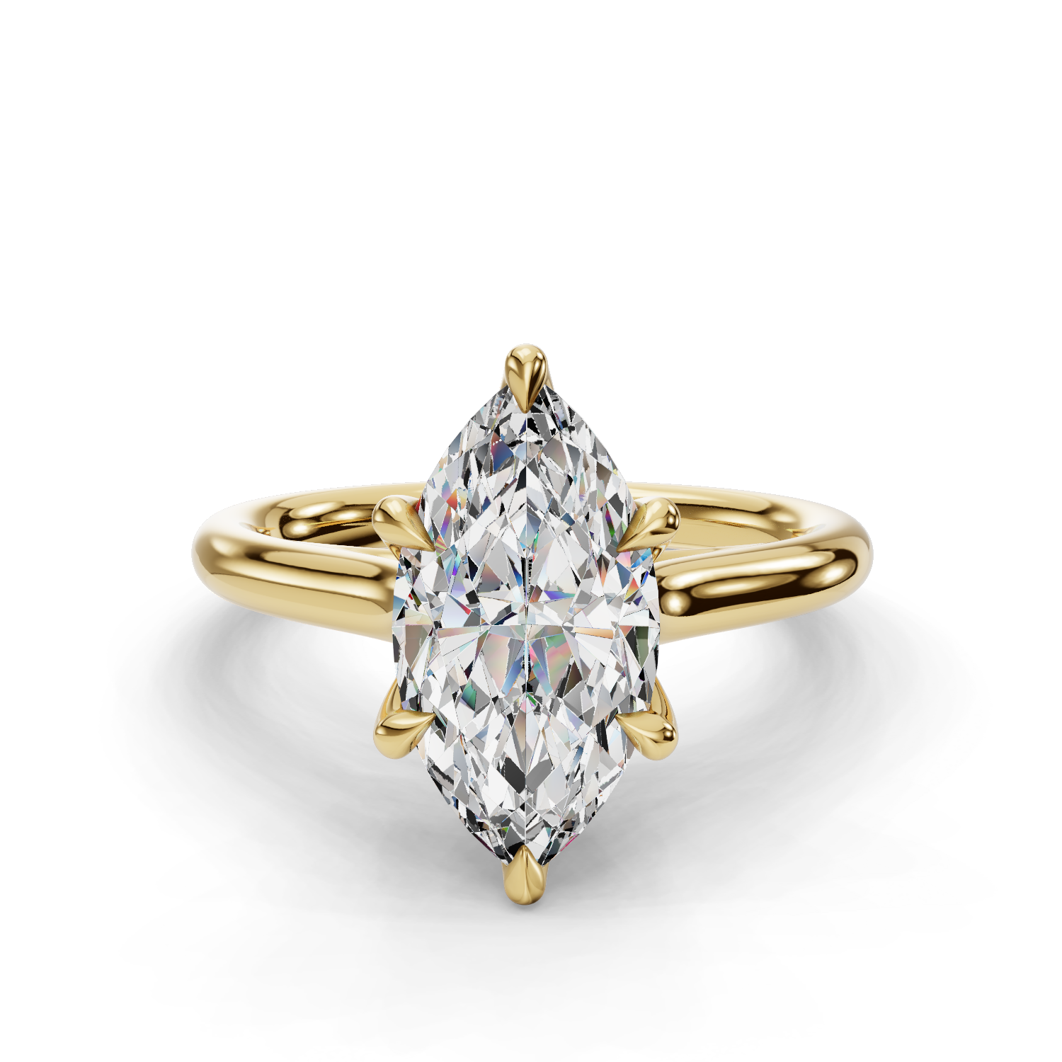 Melia Six-Prong Solitaire Engagement Ring