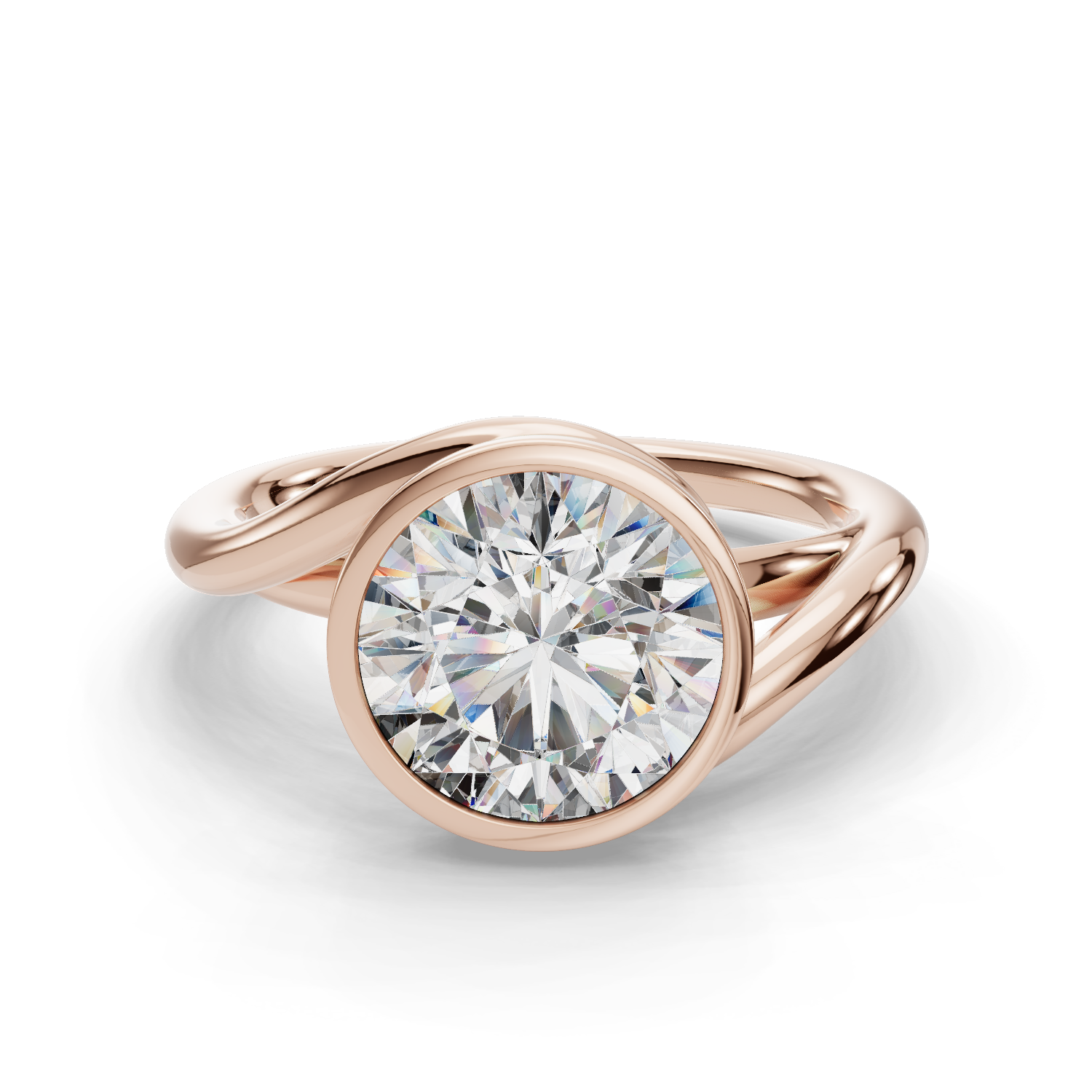 Embrace Bezel Engagement Ring
