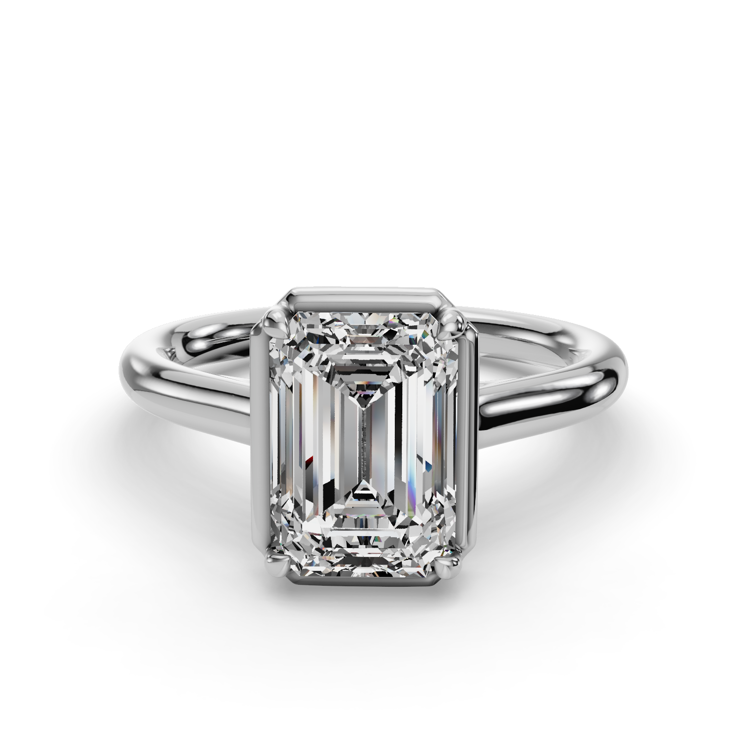 Isolde Bezel Solitaire Engagement Ring