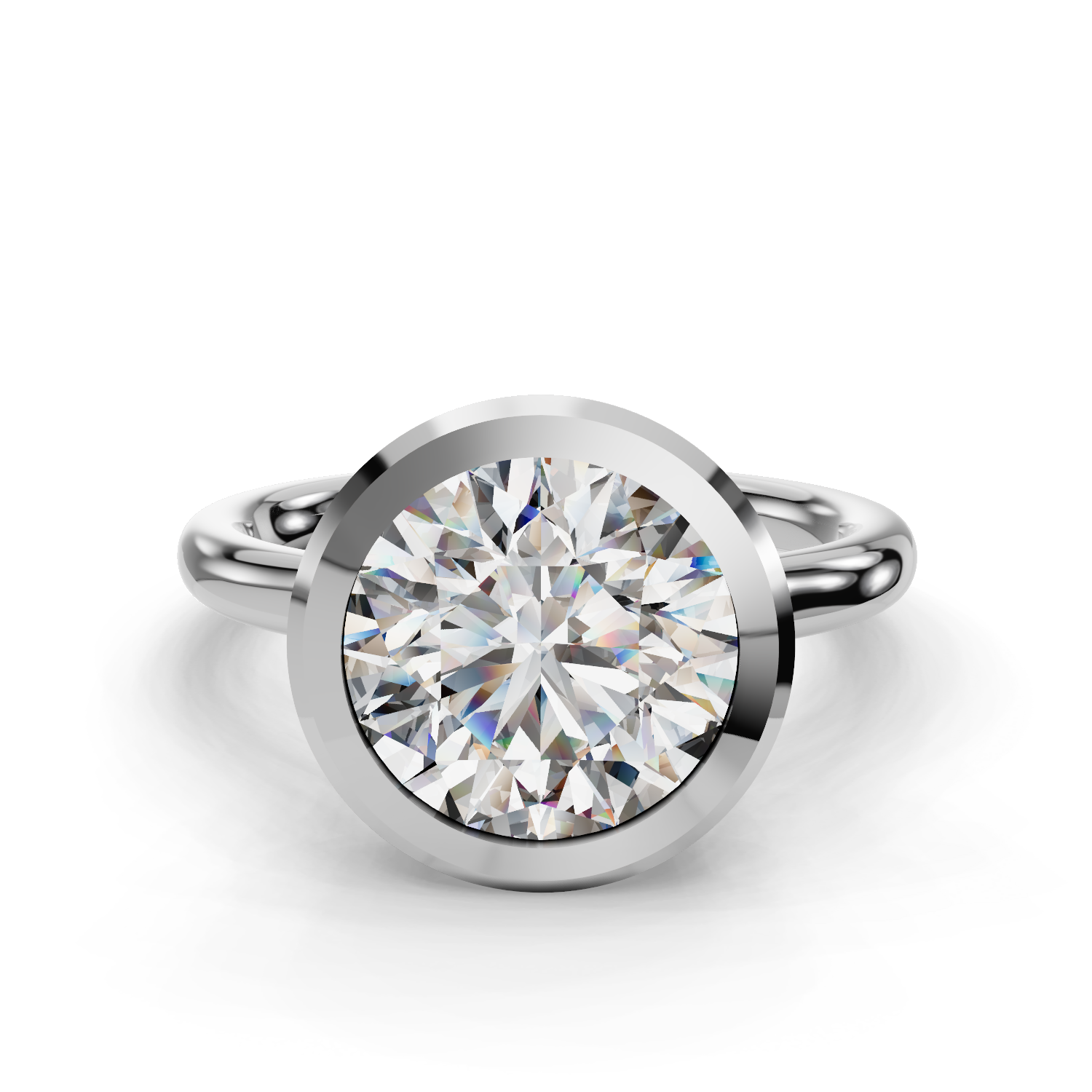 Thalassa Bezel Engagement Ring