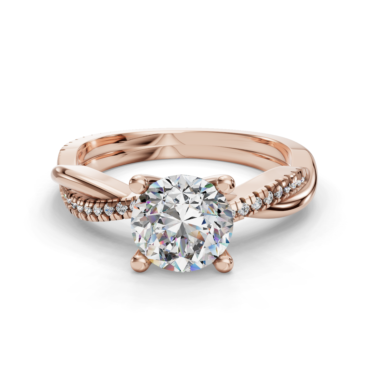 Ocean Twisted Engagement Ring